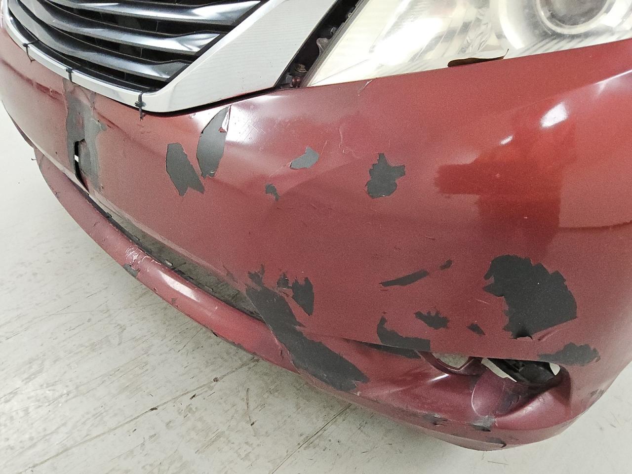 2014 Toyota Sienna Le Maroon vin: 5TDKK3DC5ES456430 Damage: Front Bumper Reinforcement, Broken, Replacement Required