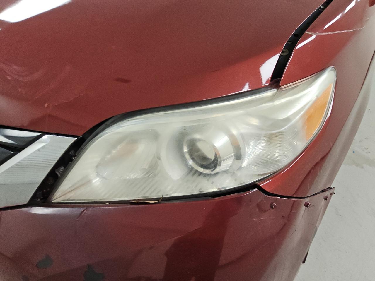 2014 Toyota Sienna Le Maroon vin: 5TDKK3DC5ES456430 Damage: Left Head Lamp, Faded, Repair Required