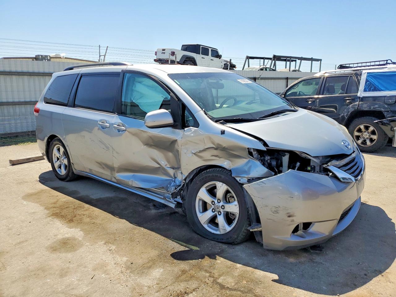 2014 Toyota Sienna Le Silver vin: 5TDKK3DC5ES464236