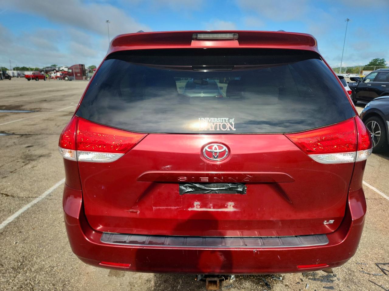 2012 Toyota Sienna Le Red vin: 5TDKK3DC6CS208961