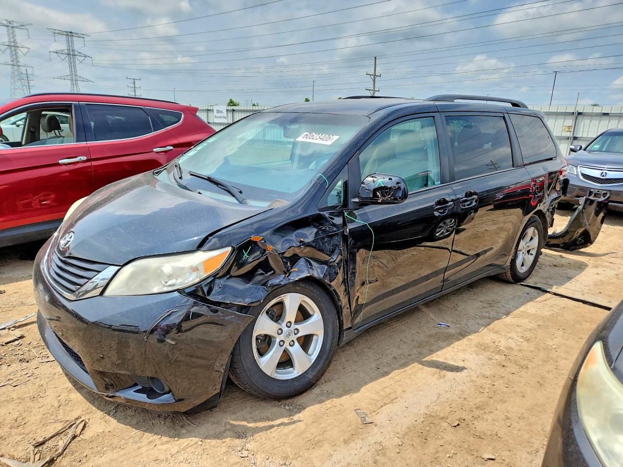 2014 Toyota Sienna Le Black vin: 5TDKK3DC6ES470918