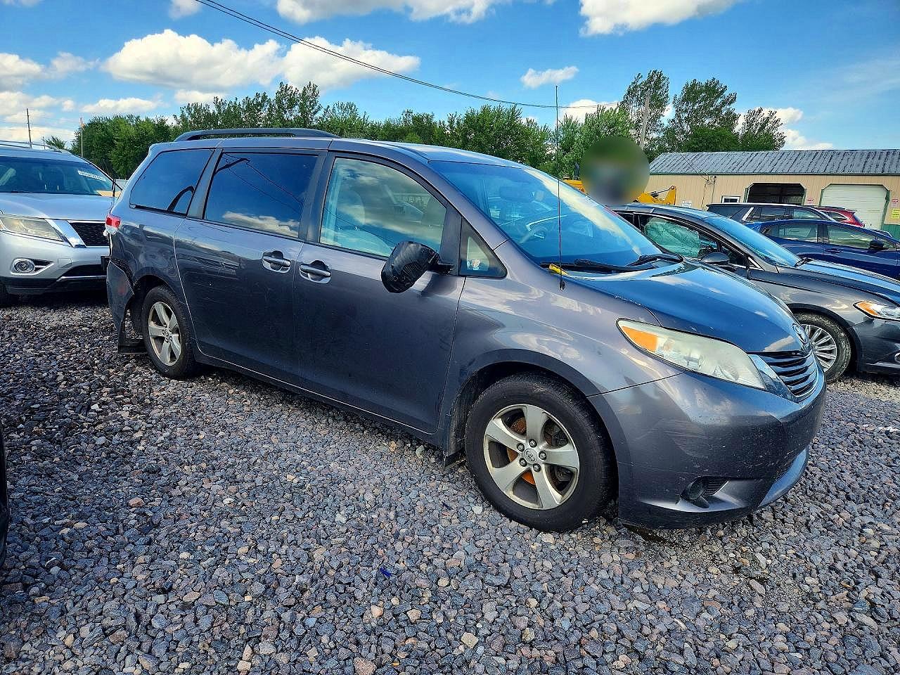 2013 Toyota Sienna Le Gray vin: 5TDKK3DC7DS293567