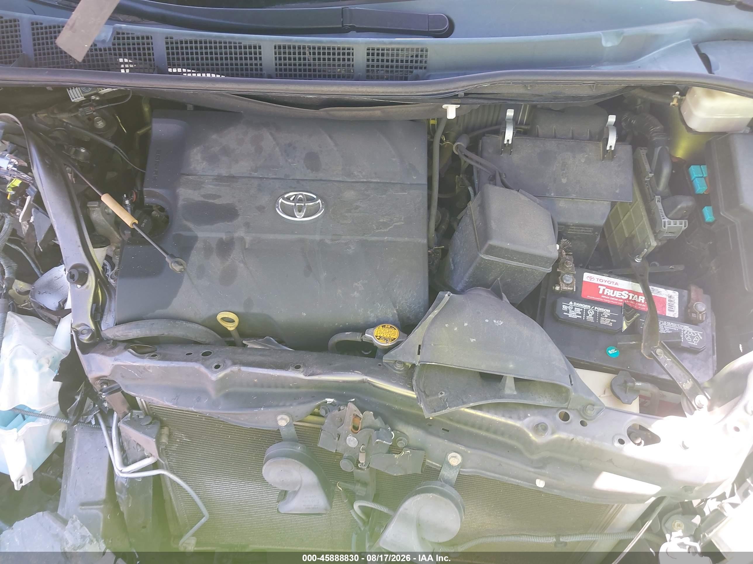 2013 Toyota Sienna Le V6 8 Passenger Gray vin: 5TDKK3DC7DS383981