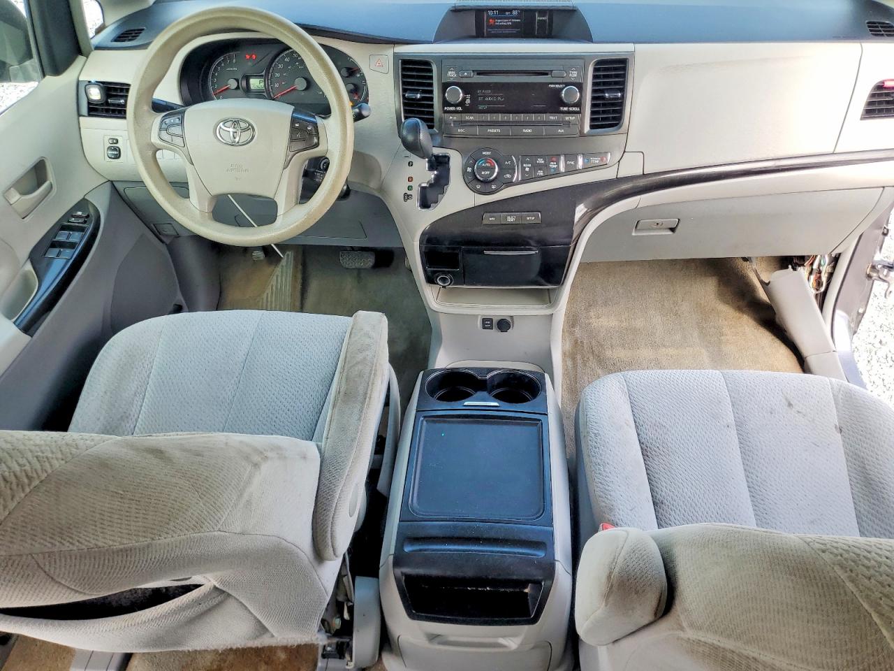 2014 Toyota Sienna Le Brown vin: 5TDKK3DC7ES485511