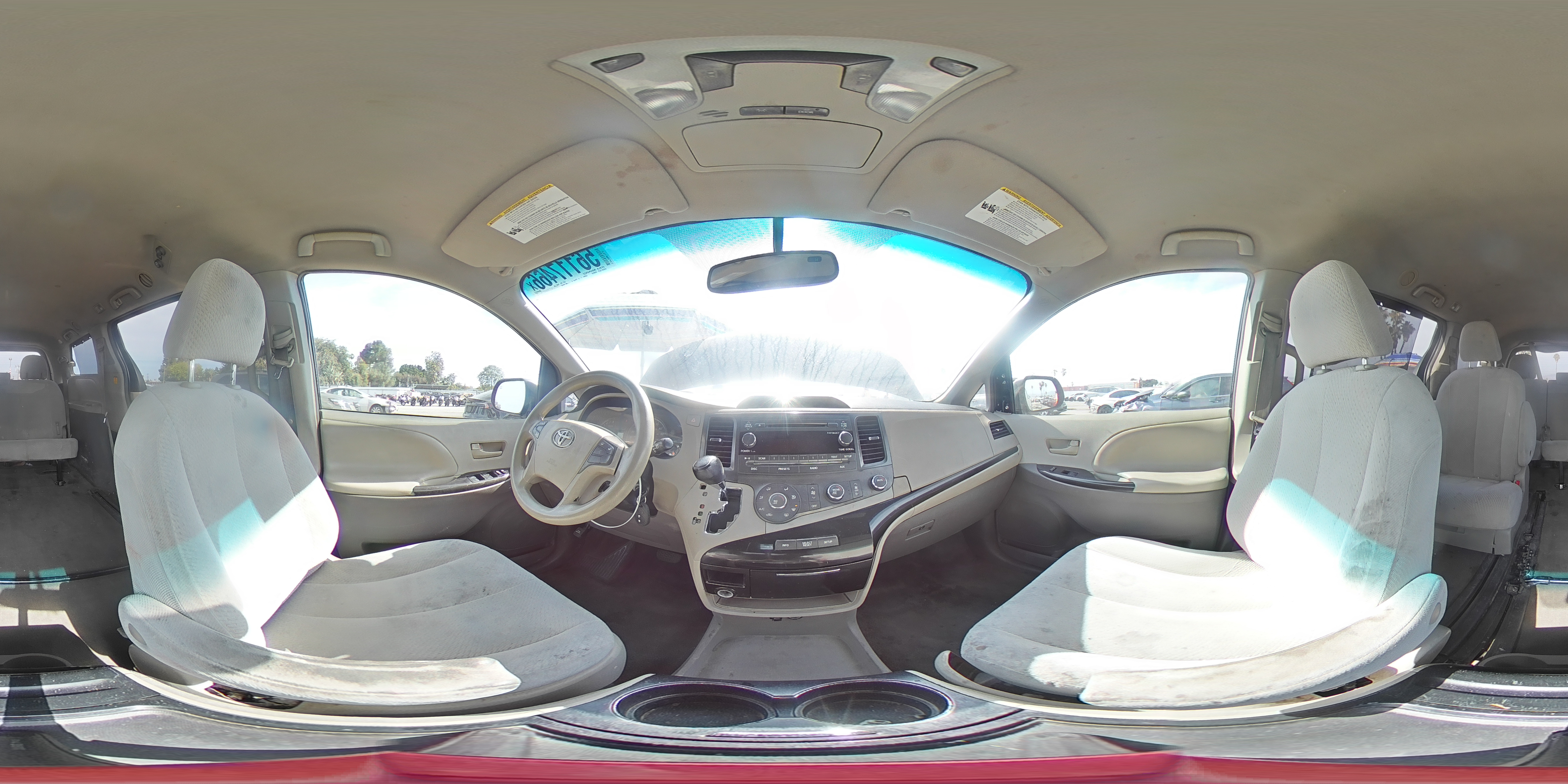 2012 Toyota Sienna Le 8-passenger Black vin: 5TDKK3DC8CS218200