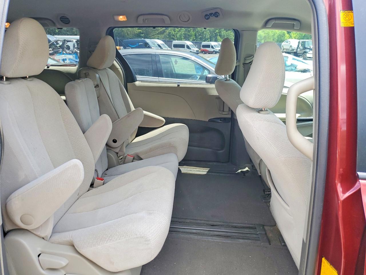2012 Toyota Sienna Le Burgundy vin: 5TDKK3DC8CS277960