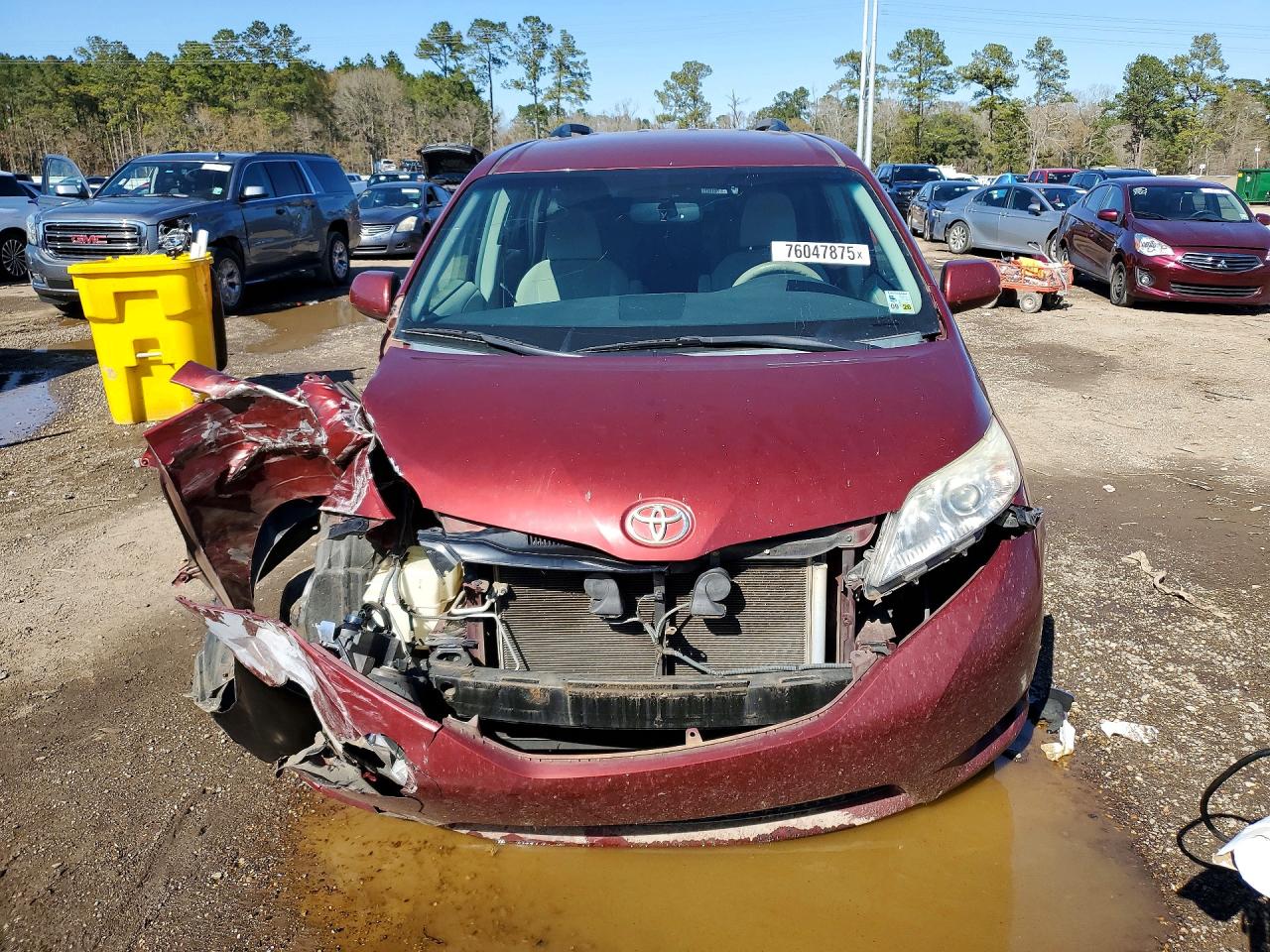 2013 Toyota Sienna Le Burgundy vin: 5TDKK3DC8DS314958