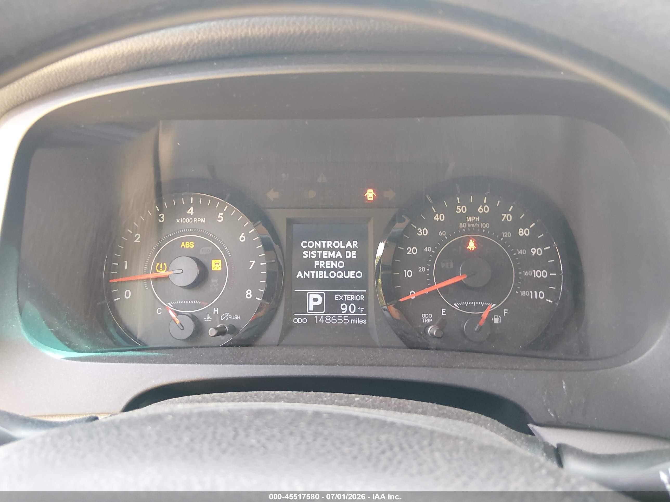 2015 Toyota Sienna Le 8 Passenger Синий vin: 5TDKK3DC8FS681801