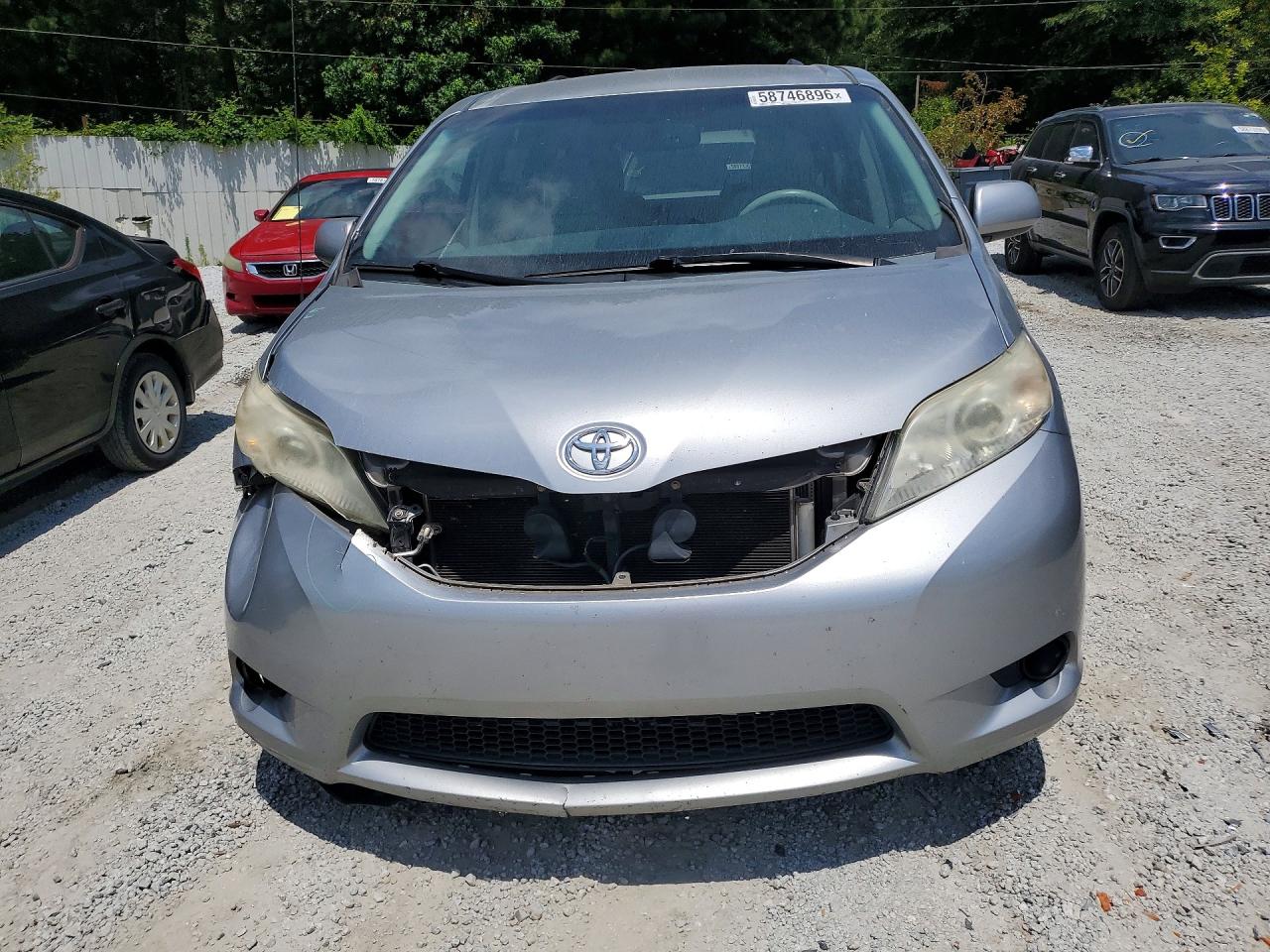 2012 Toyota Sienna Le Silver vin: 5TDKK3DC9CS275280