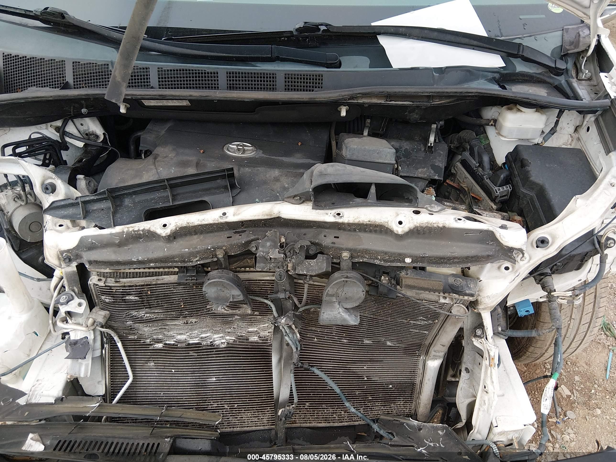 2013 Toyota Sienna Le V6 8 Passenger Белый vin: 5TDKK3DC9DS355051