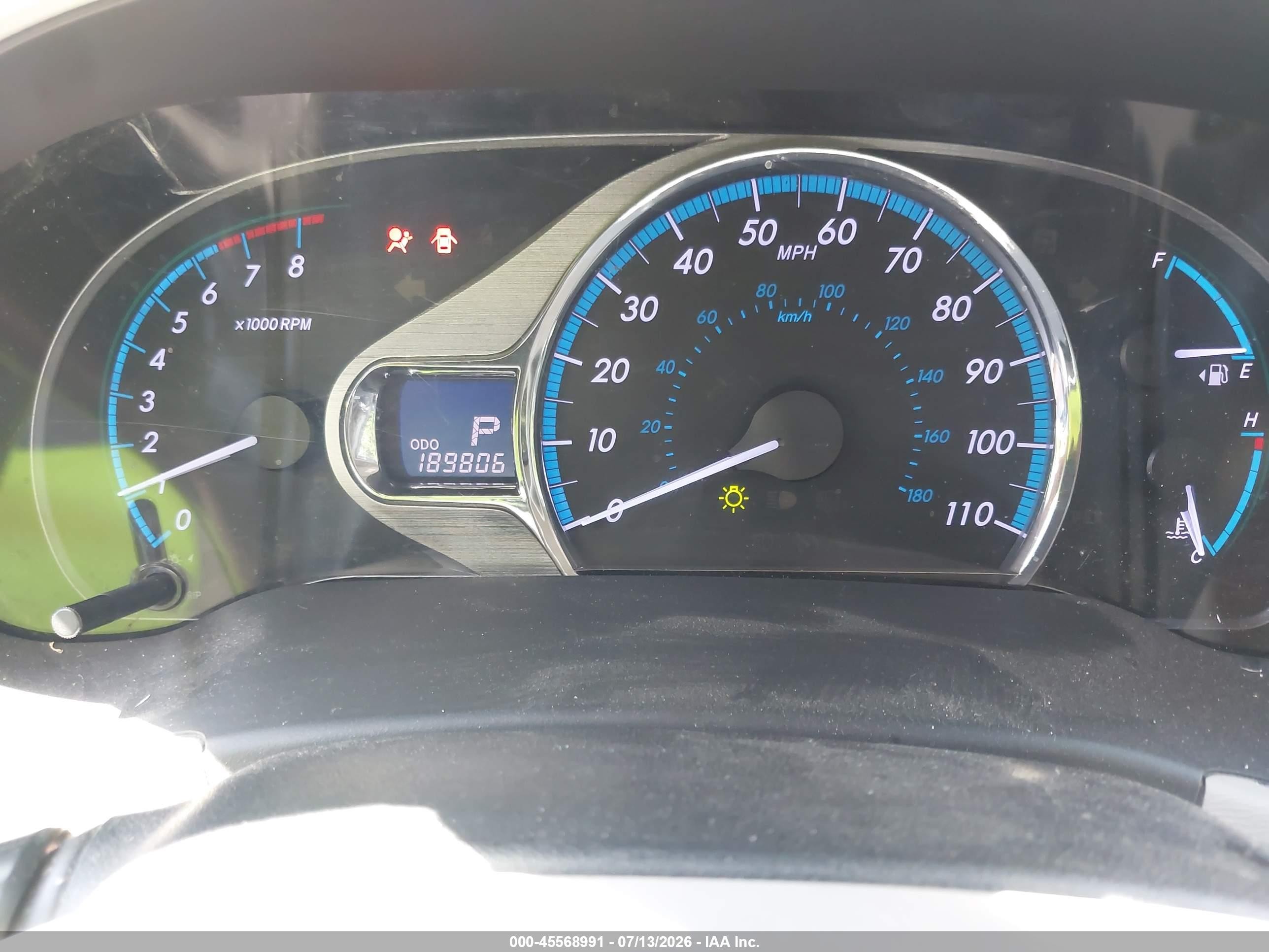 2013 Toyota Sienna Le V6 8 Passenger Gray vin: 5TDKK3DC9DS386705