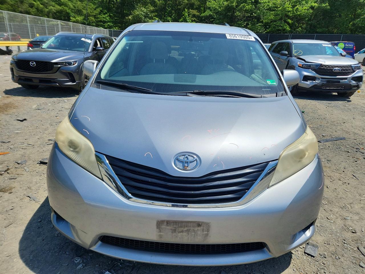 2013 Toyota Sienna Le Silver vin: 5TDKK3DC9DS397154