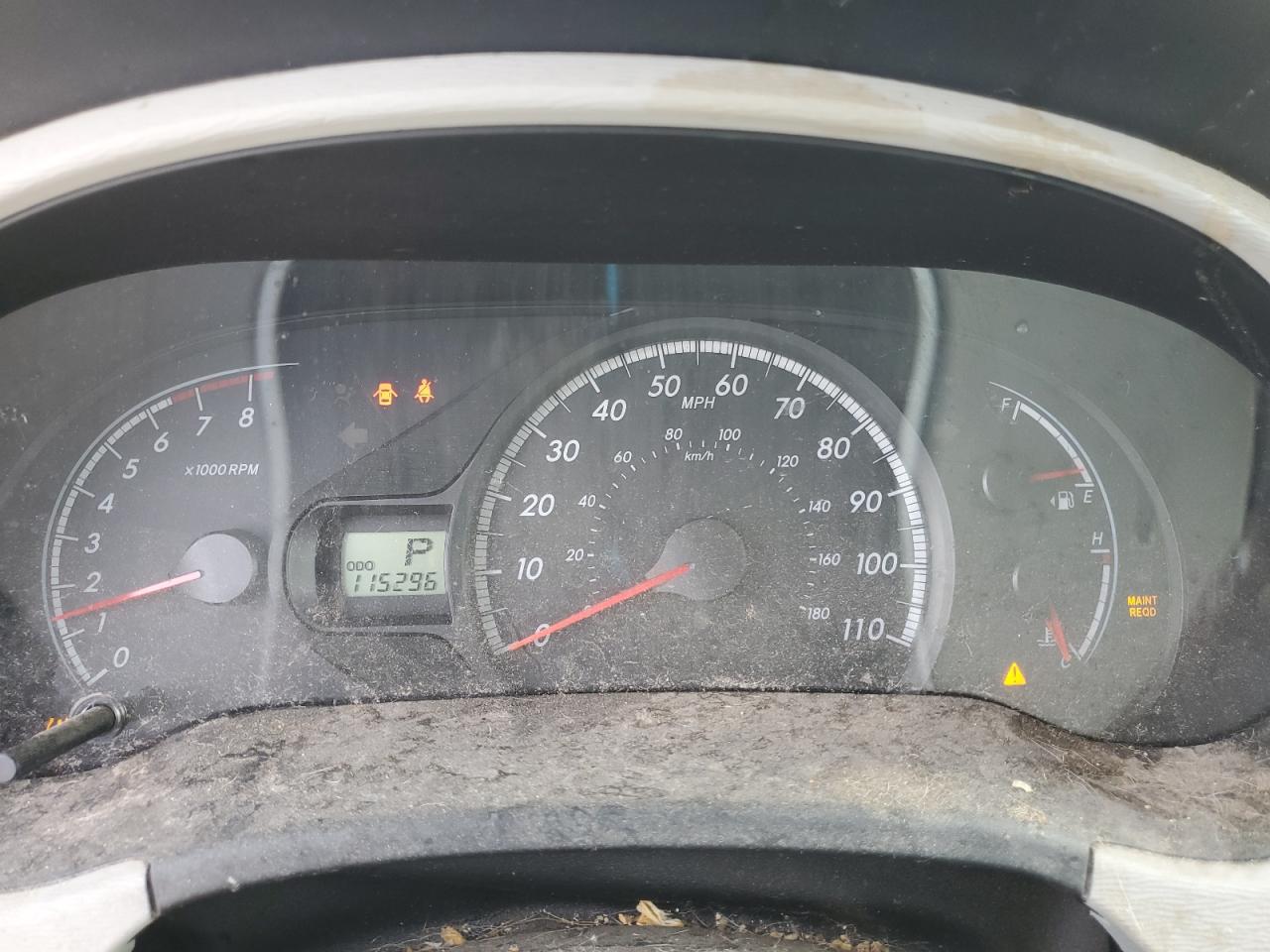 2014 Toyota Sienna Le Black vin: 5TDKK3DC9ES476356 Damage: Warning Light - Maintenance, On, Unacceptable