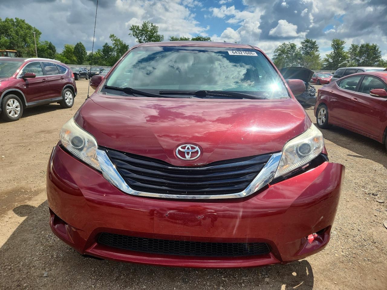 2014 Toyota Sienna Le Red vin: 5TDKK3DC9ES516807