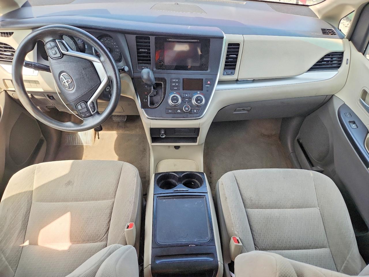 2015 Toyota Sienna Le Бордовый vin: 5TDKK3DC9FS592061