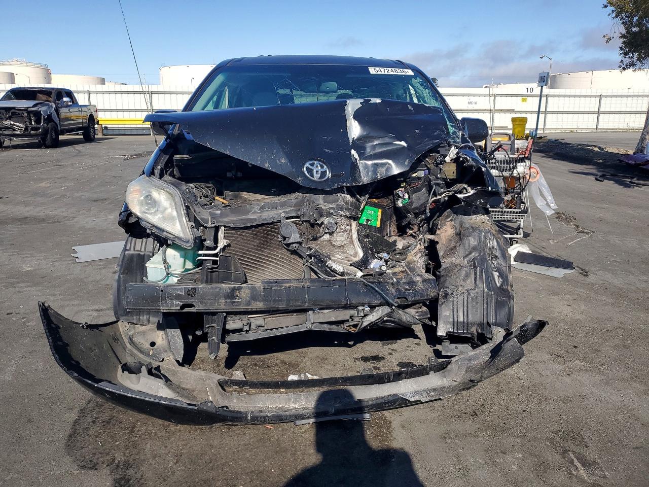 2012 Toyota Sienna Le Черный vin: 5TDKK3DCXCS207392