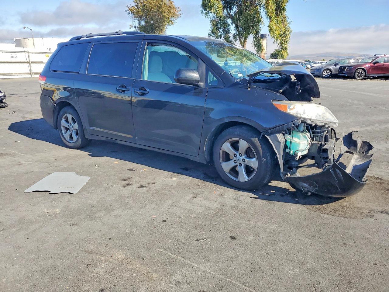 2012 Toyota Sienna Le Черный vin: 5TDKK3DCXCS207392