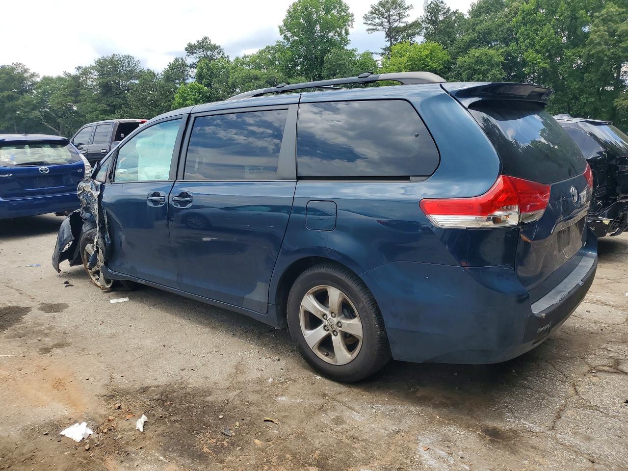 2012 Toyota Sienna Le Blue vin: 5TDKK3DCXCS224516