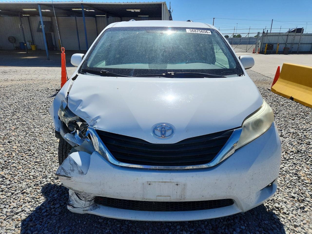 2013 Toyota Sienna Le White vin: 5TDKK3DCXDS335049