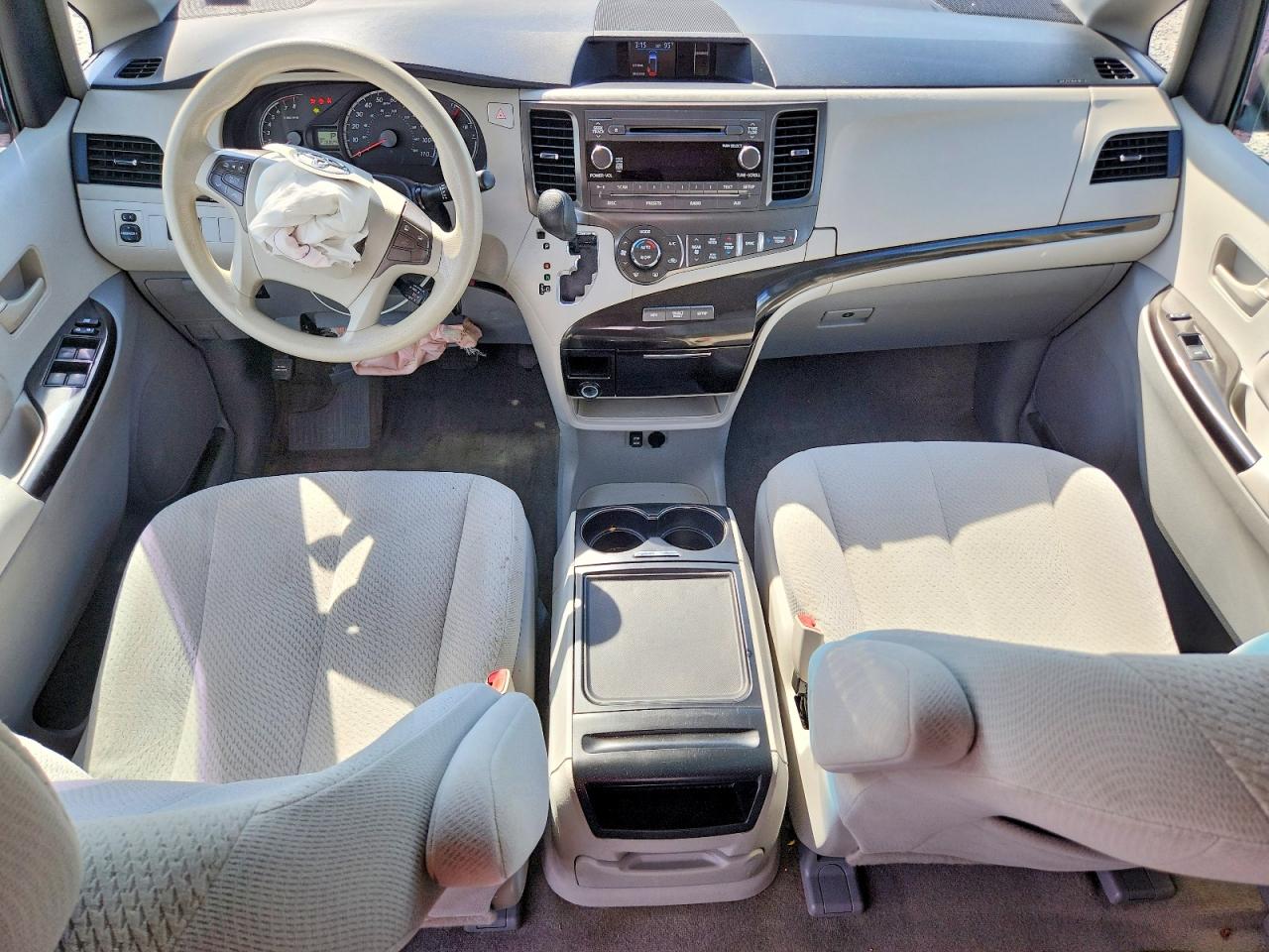 2013 Toyota Sienna Car Серый vin: 5TDKK3DCXDS388351
