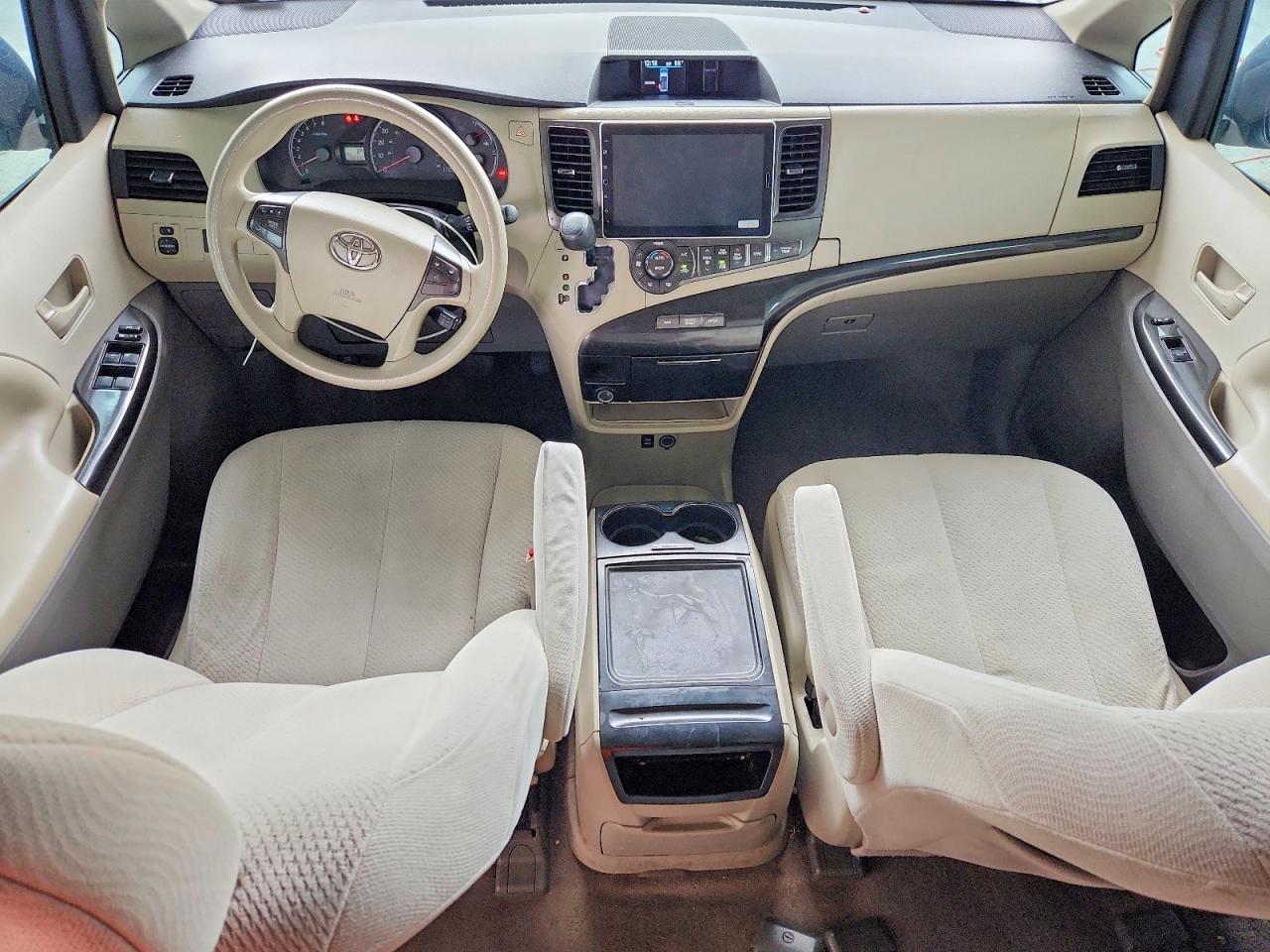 2014 Toyota Sienna Le Белый vin: 5TDKK3DCXES463020