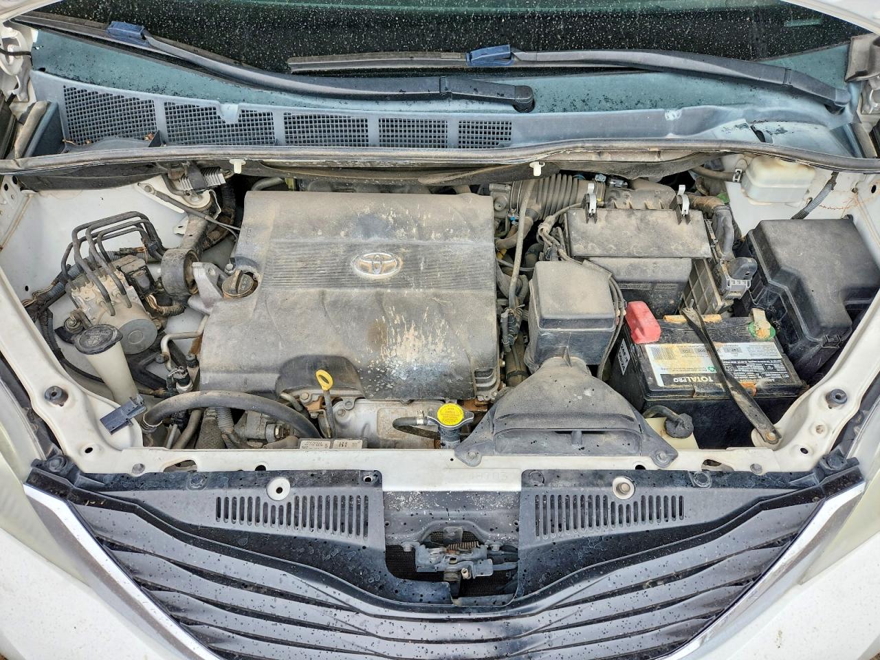 2014 Toyota Sienna Le Белый vin: 5TDKK3DCXES463020