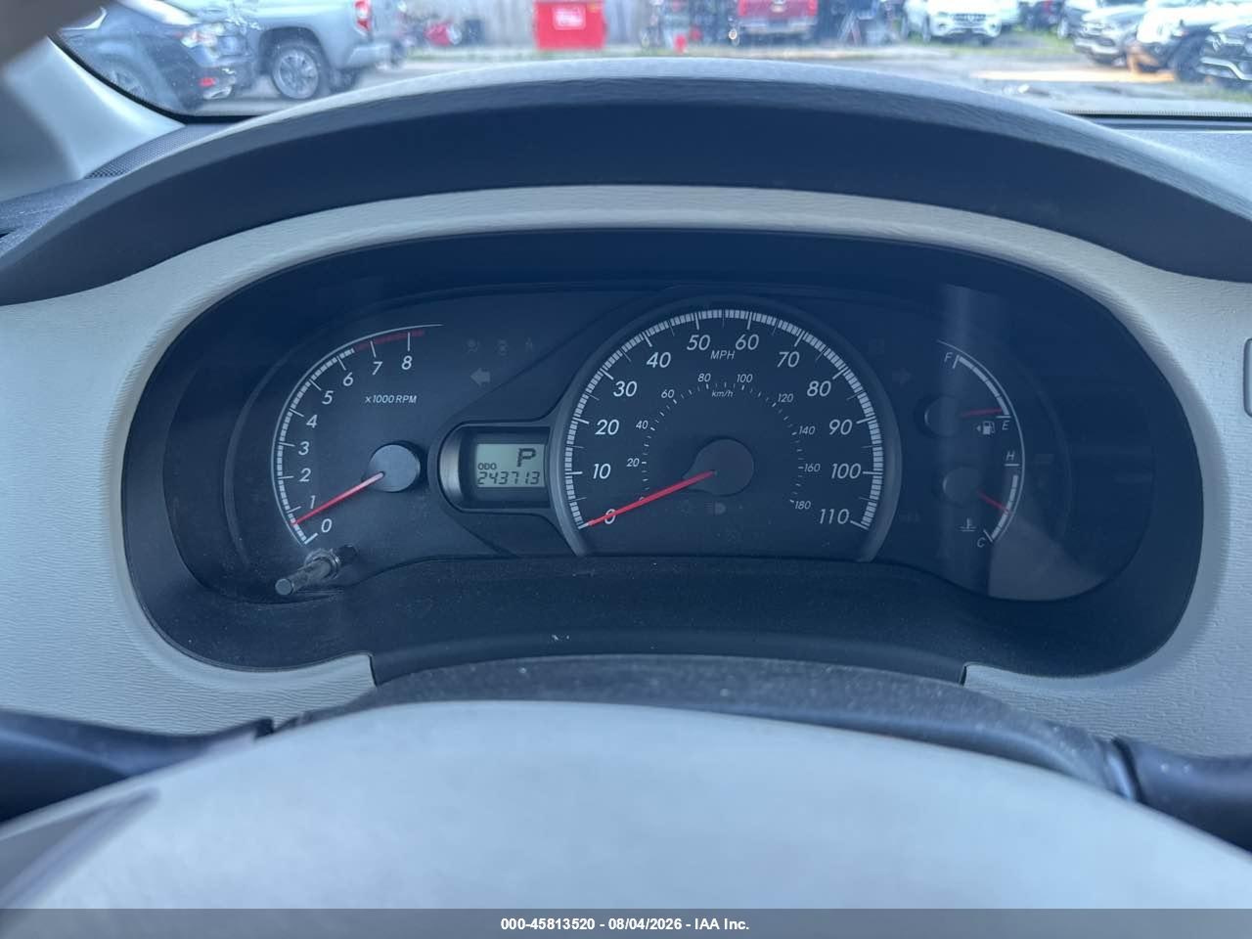 2014 Toyota Sienna Le V6 8 Passenger Серебряный vin: 5TDKK3DCXES478665