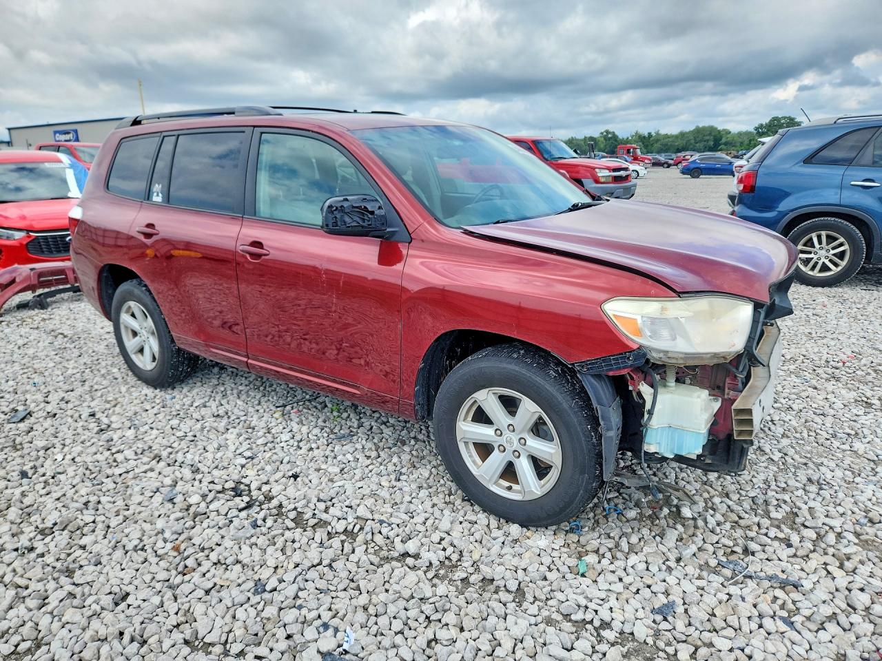 2010 Toyota Highlander Se Бордовый vin: 5TDKK3EH0AS020623