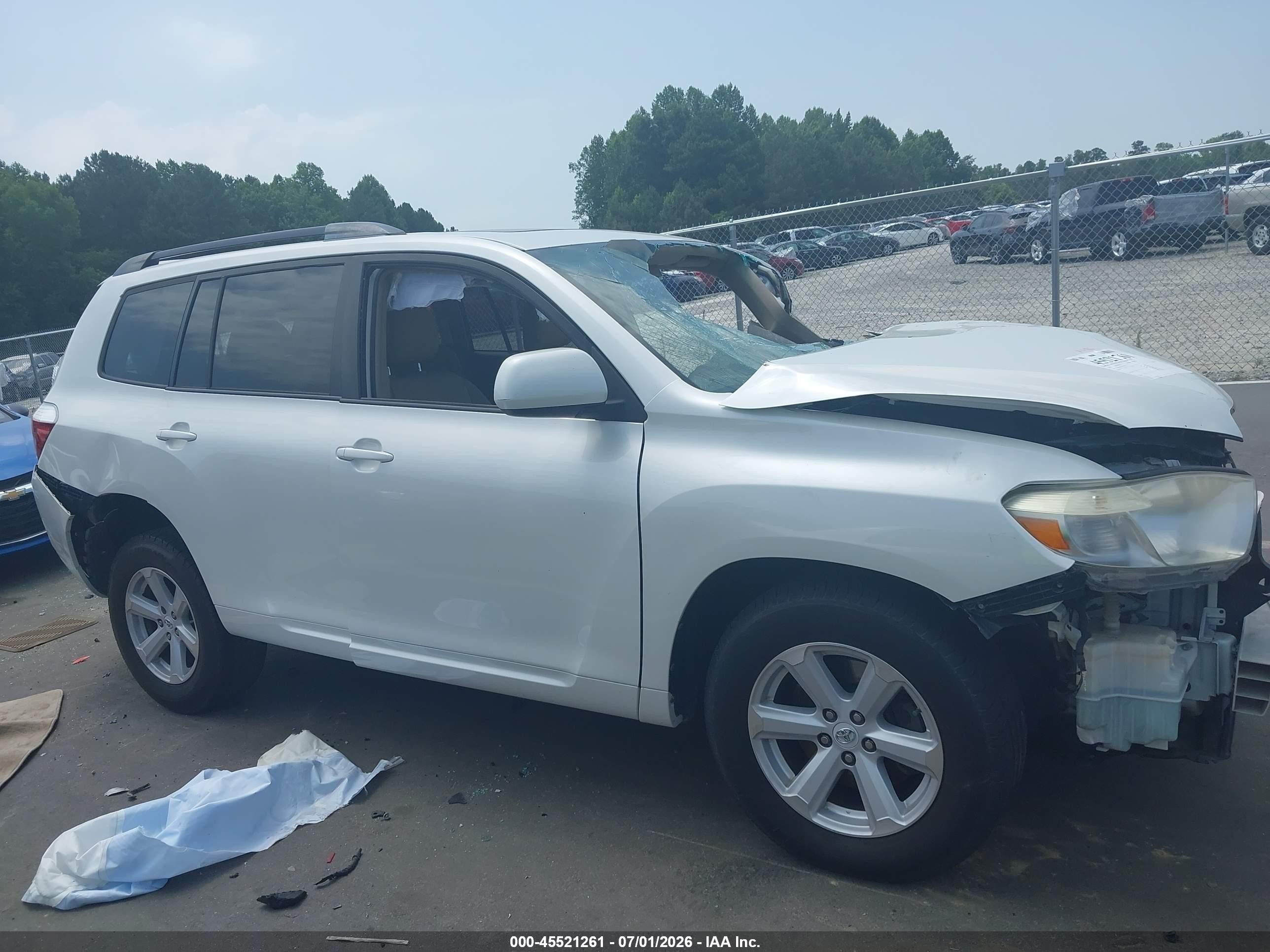 2010 Toyota Highlander Se V6 White vin: 5TDKK3EH0AS021139
