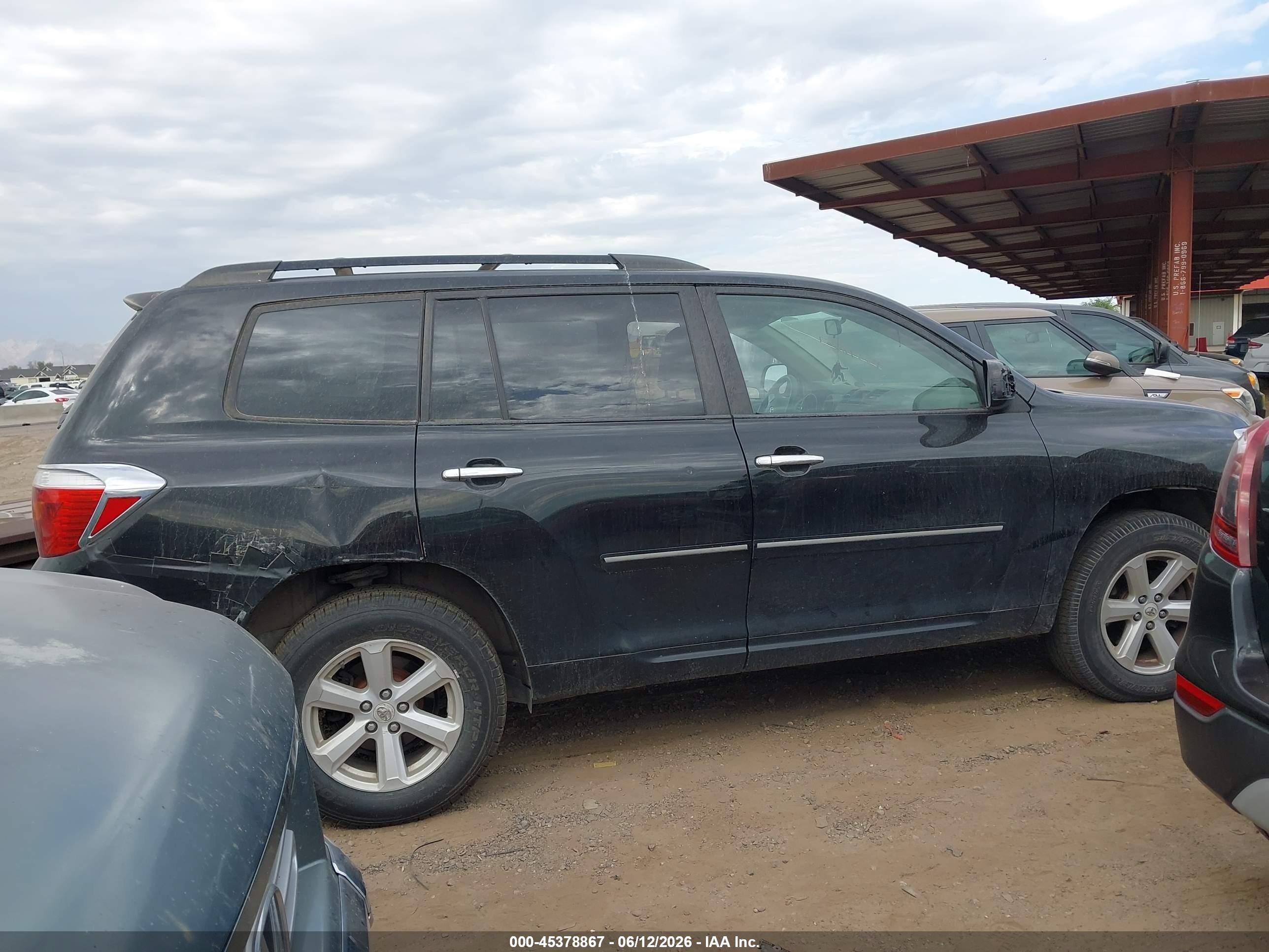 2010 Toyota Highlander Se V6 Black vin: 5TDKK3EH1AS021182
