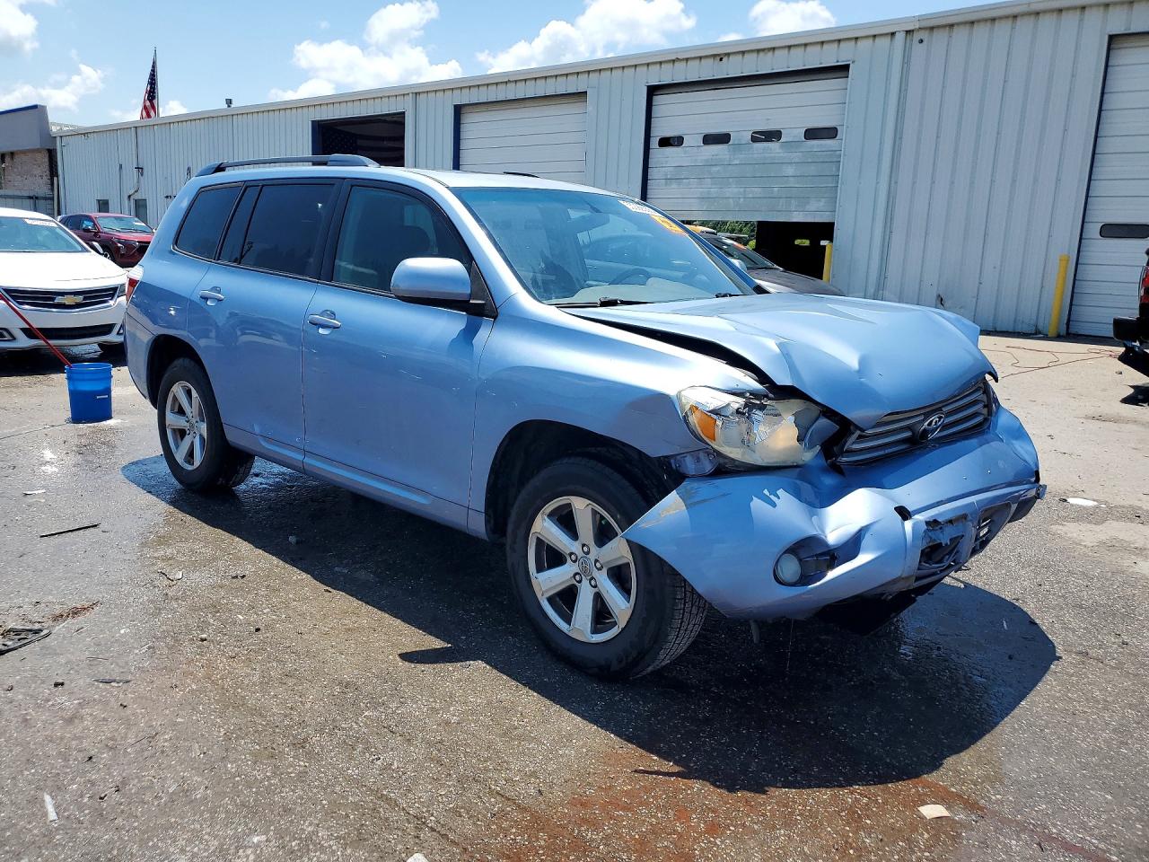 2010 Toyota Highlander Se Blue vin: 5TDKK3EH2AS011826