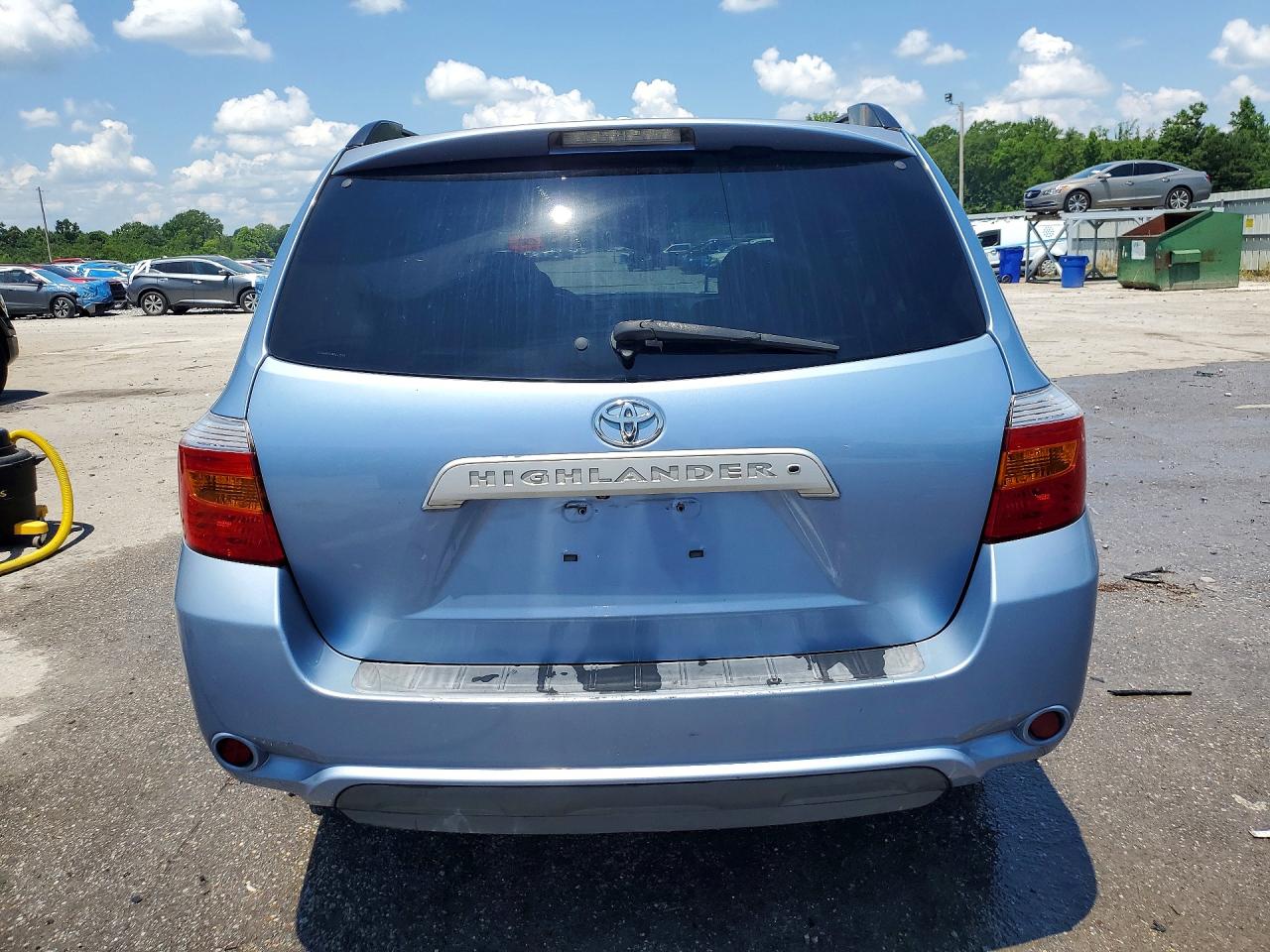 2010 Toyota Highlander Se Blue vin: 5TDKK3EH2AS011826