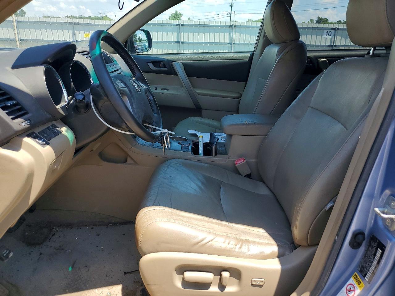 2010 Toyota Highlander Se Blue vin: 5TDKK3EH2AS011826