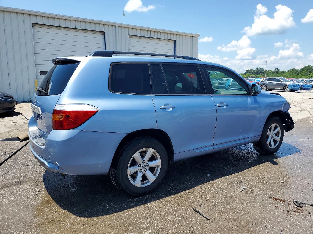 2010 Toyota Highlander Se Blue vin: 5TDKK3EH2AS011826