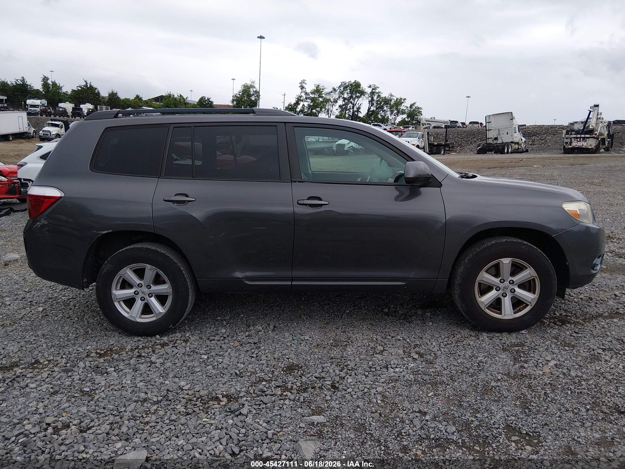 2010 Toyota Highlander Se V6 Turquoise vin: 5TDKK3EH2AS020462