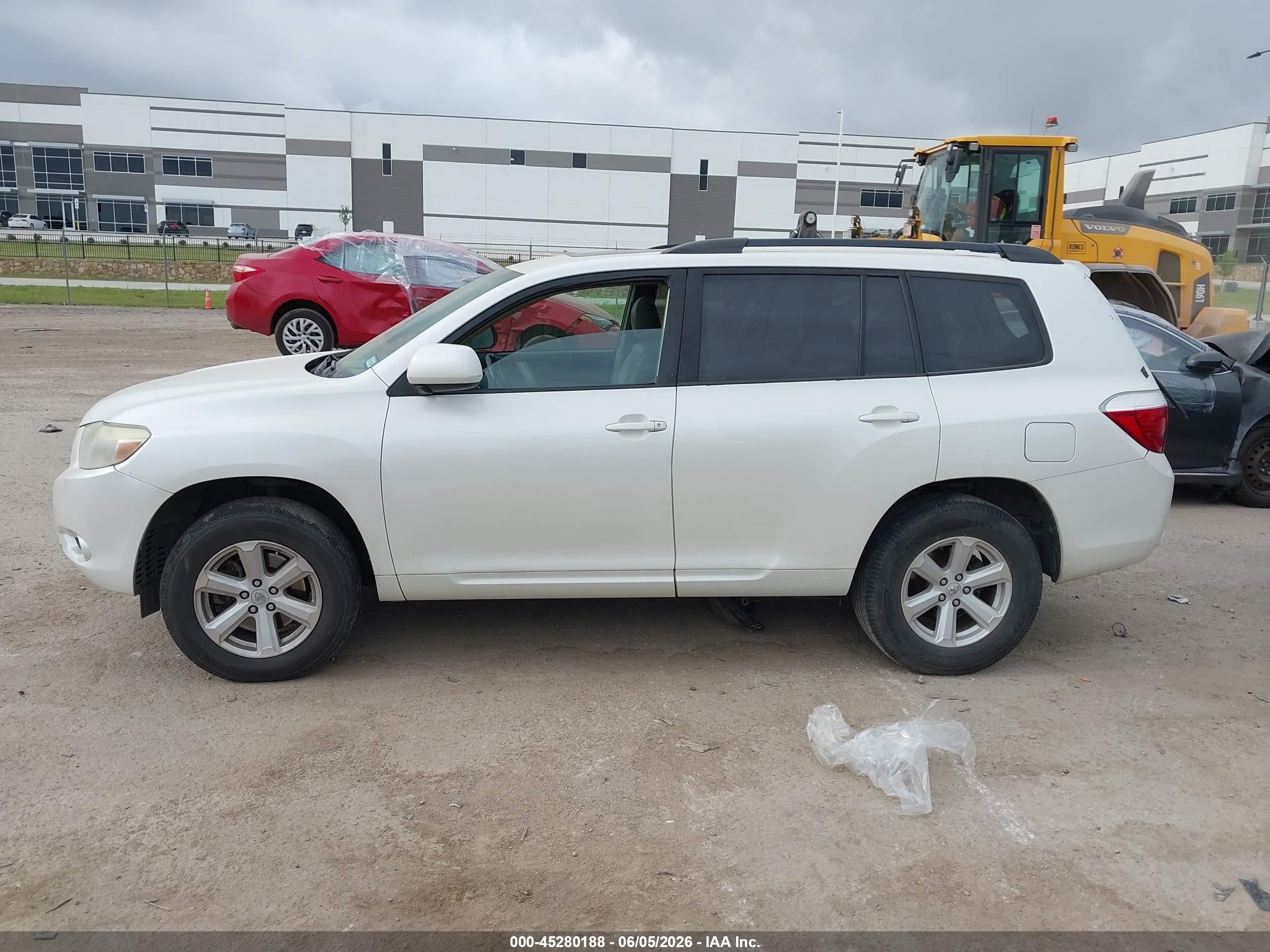 2010 Toyota Highlander Se V6 White vin: 5TDKK3EH2AS020817