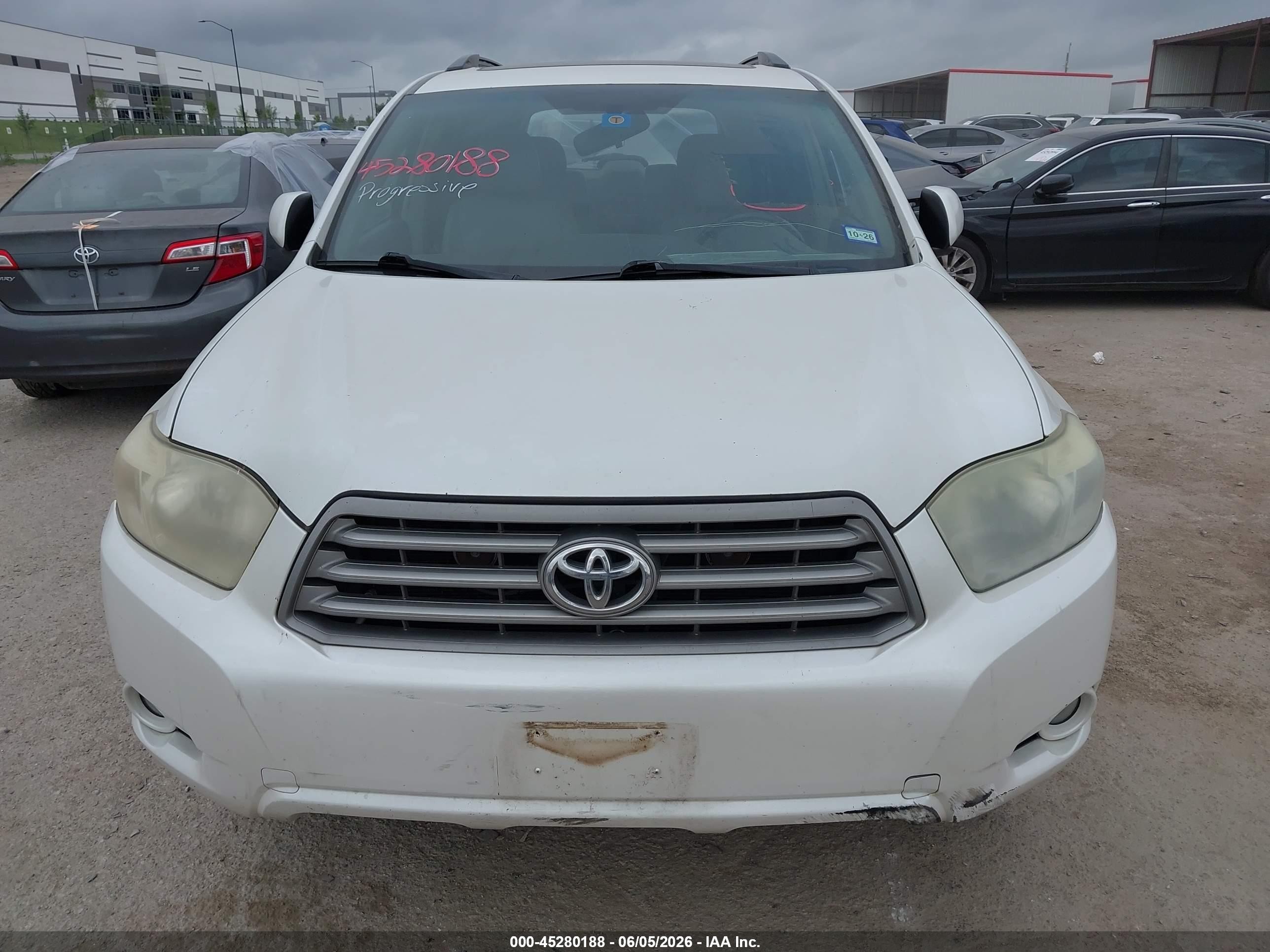 2010 Toyota Highlander Se V6 White vin: 5TDKK3EH2AS020817
