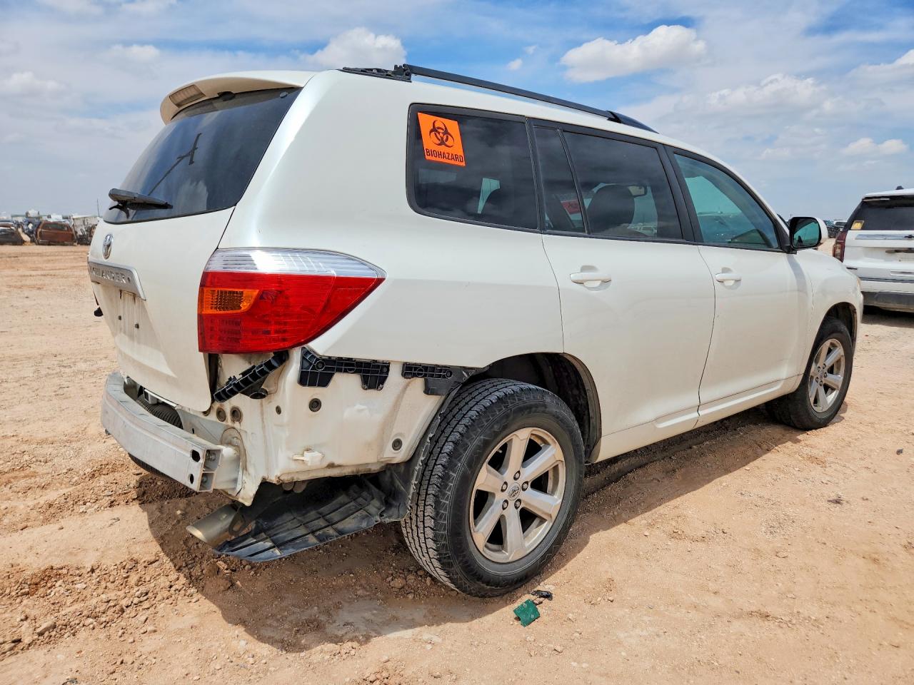 2010 Toyota Highlander Se White vin: 5TDKK3EH4AS022827