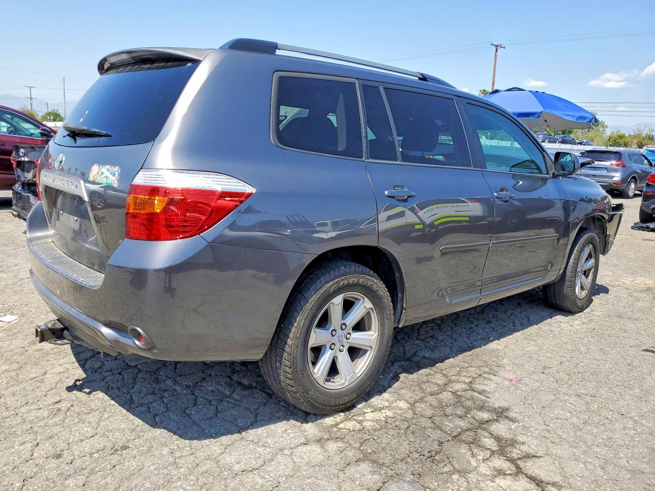 2010 Toyota Highlander Se Charcoal vin: 5TDKK3EH5AS008676