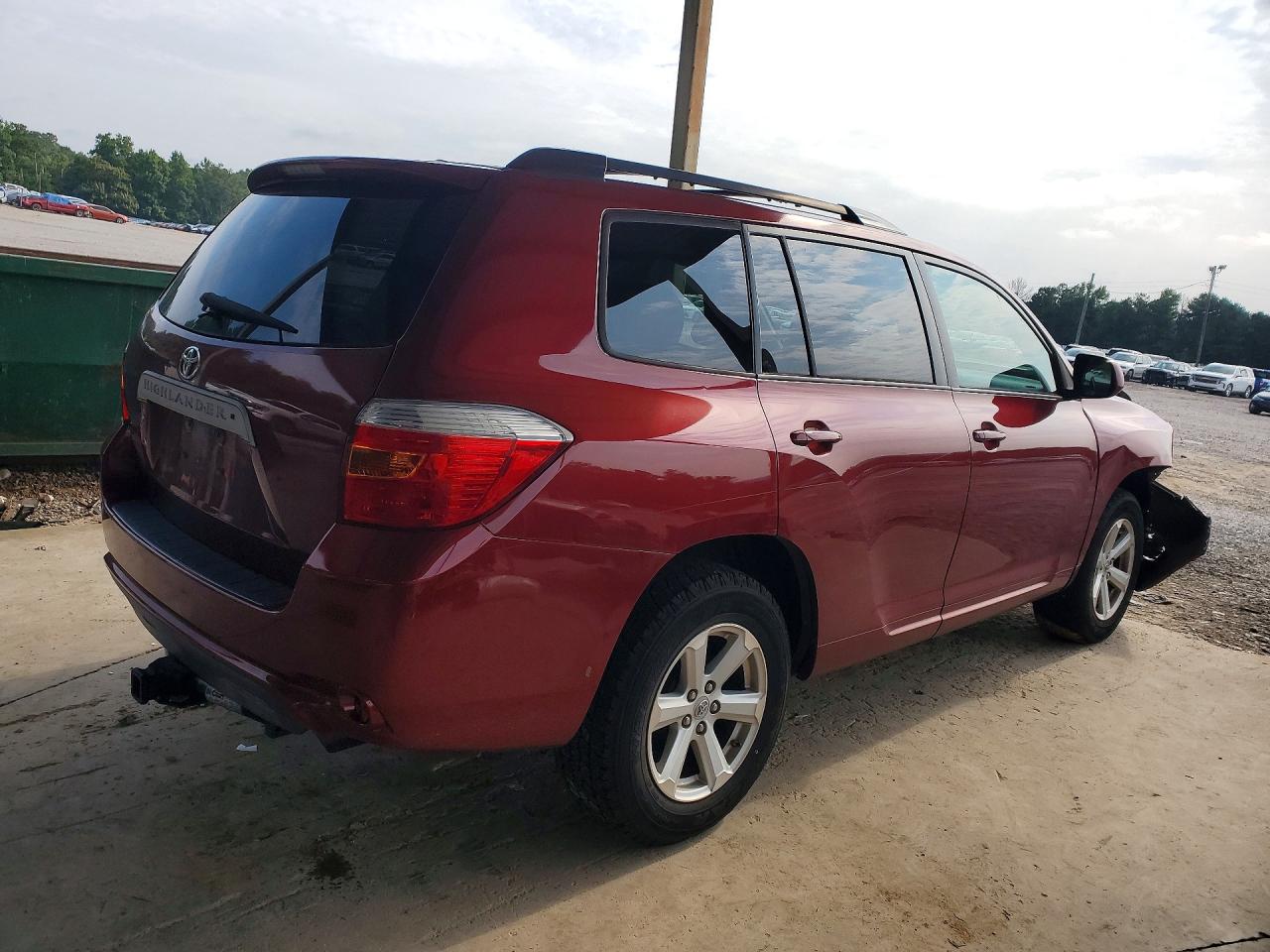 2010 Toyota Highlander Se Red vin: 5TDKK3EH5AS012405