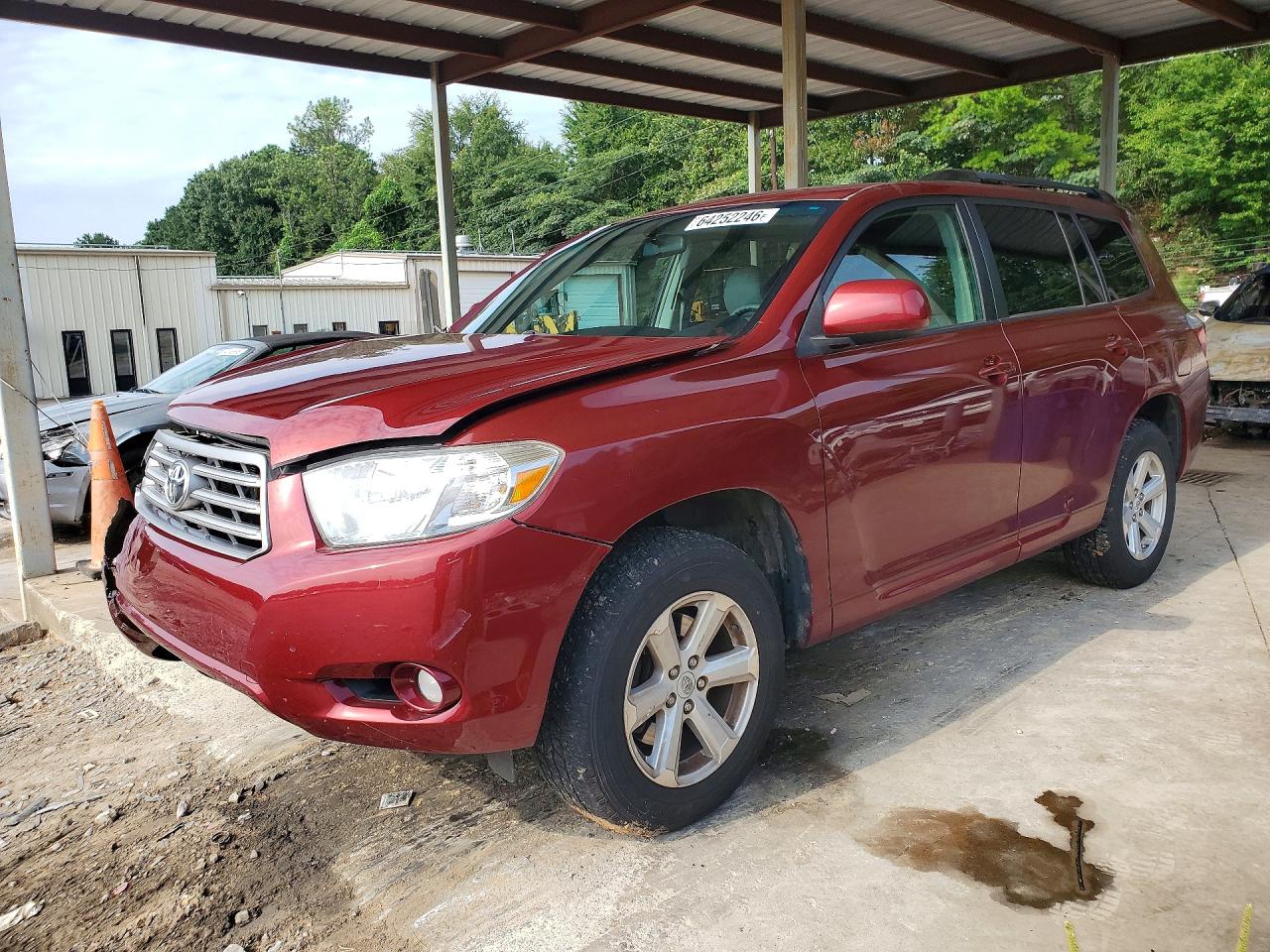 2010 Toyota Highlander Se Red vin: 5TDKK3EH5AS012405
