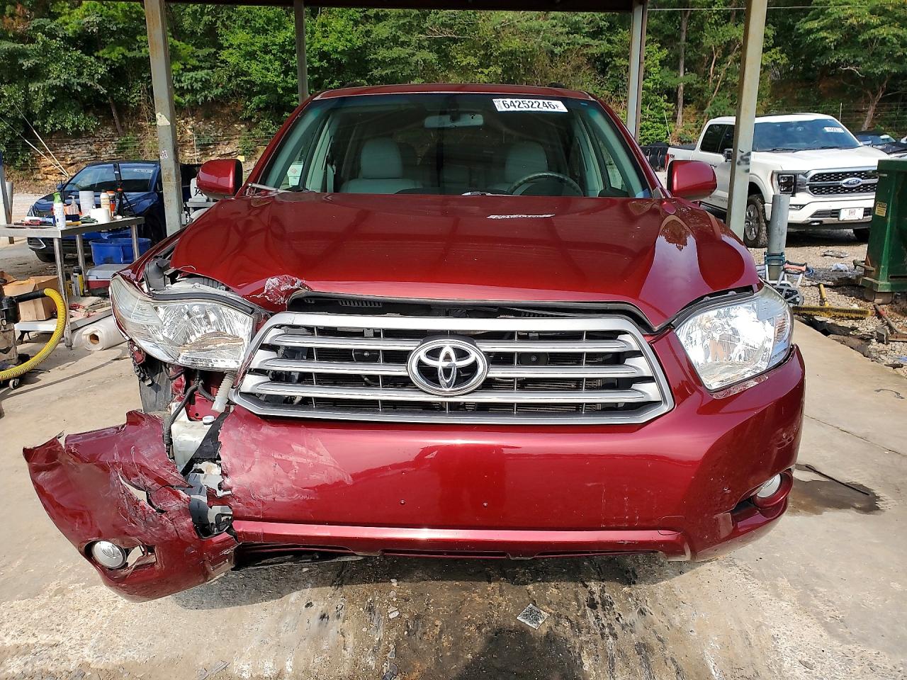 2010 Toyota Highlander Se Red vin: 5TDKK3EH5AS012405