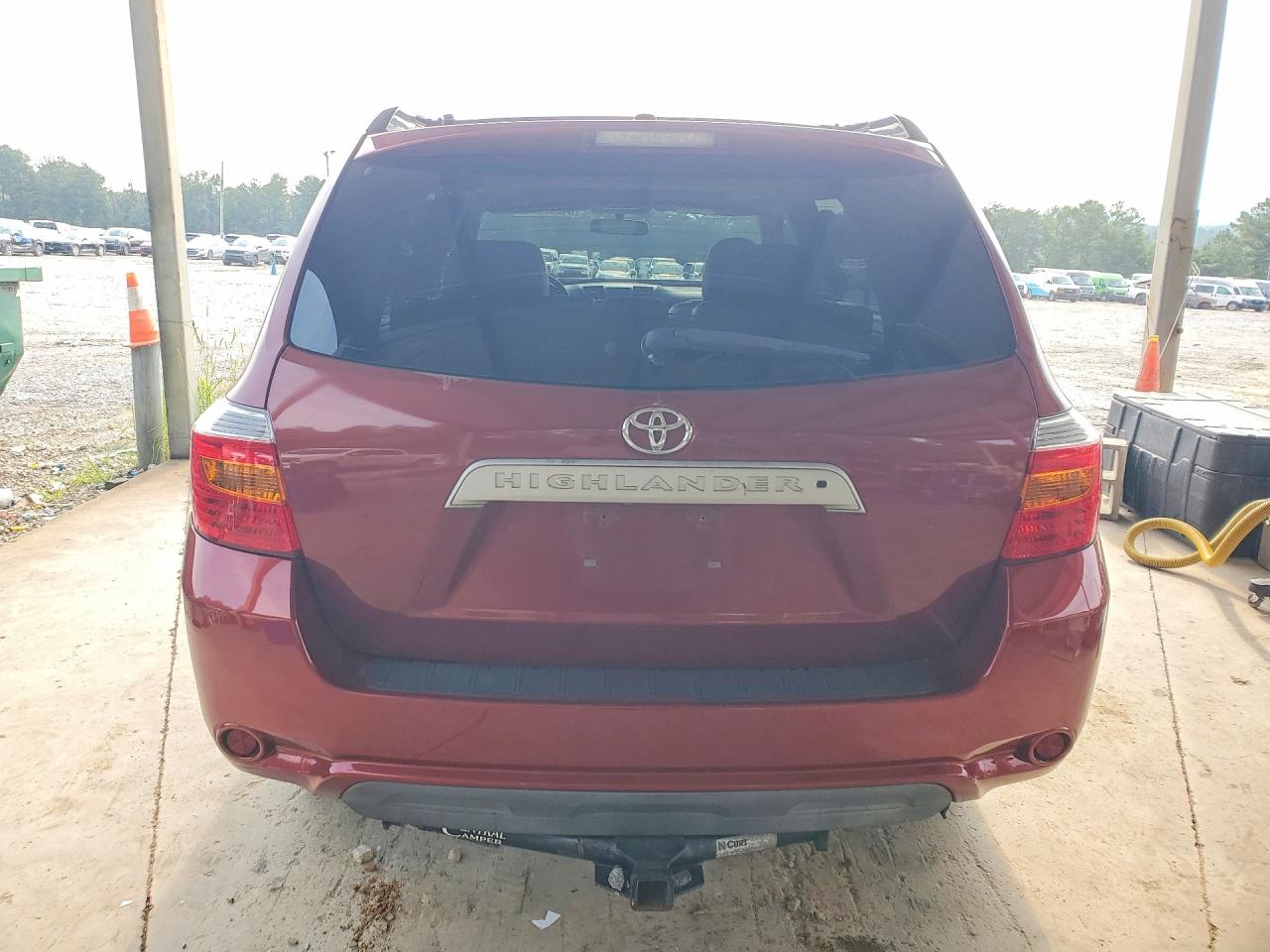 2010 Toyota Highlander Se Red vin: 5TDKK3EH5AS012405