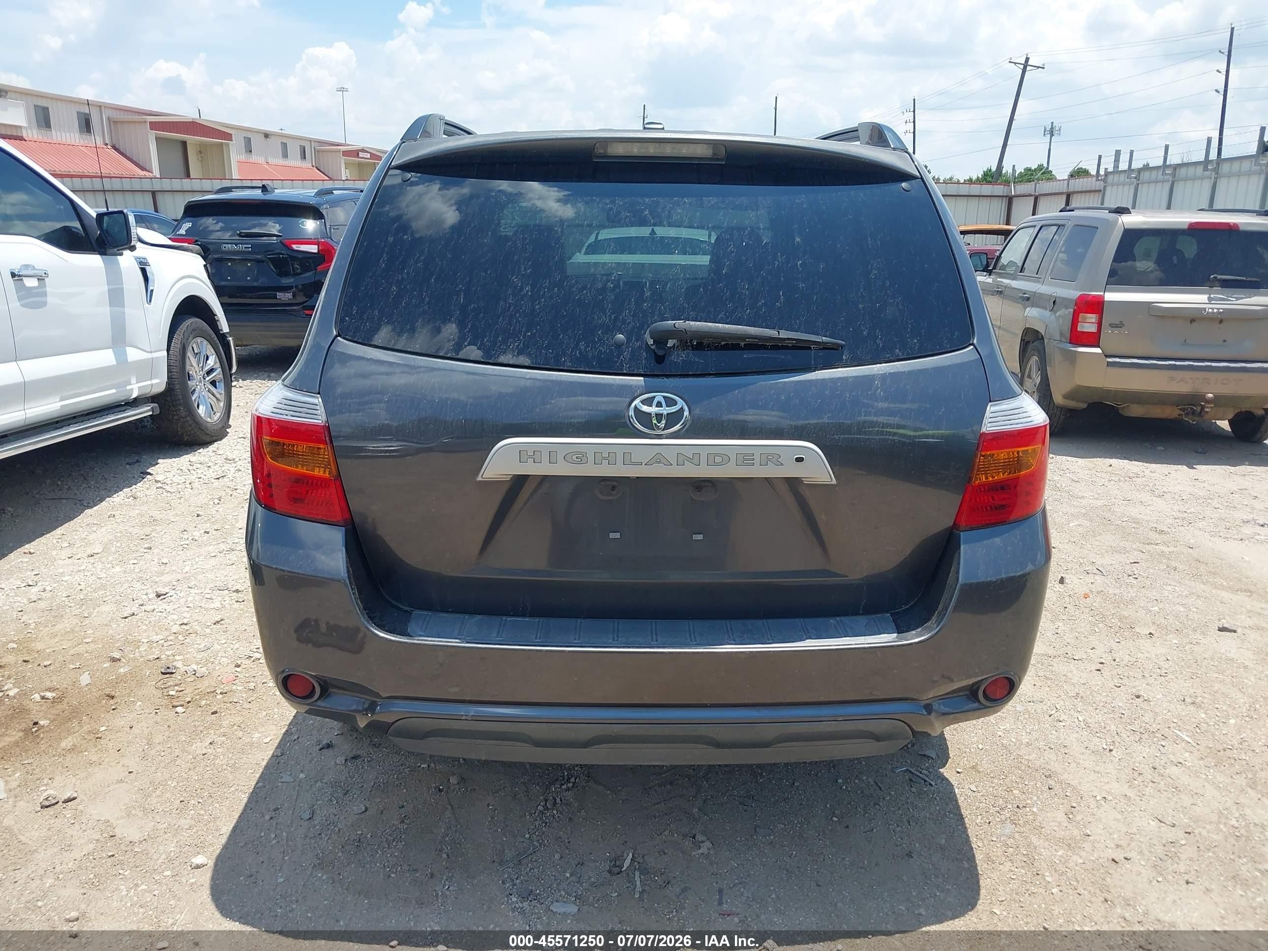 2010 Toyota Highlander Se V6 Gray vin: 5TDKK3EH5AS020486
