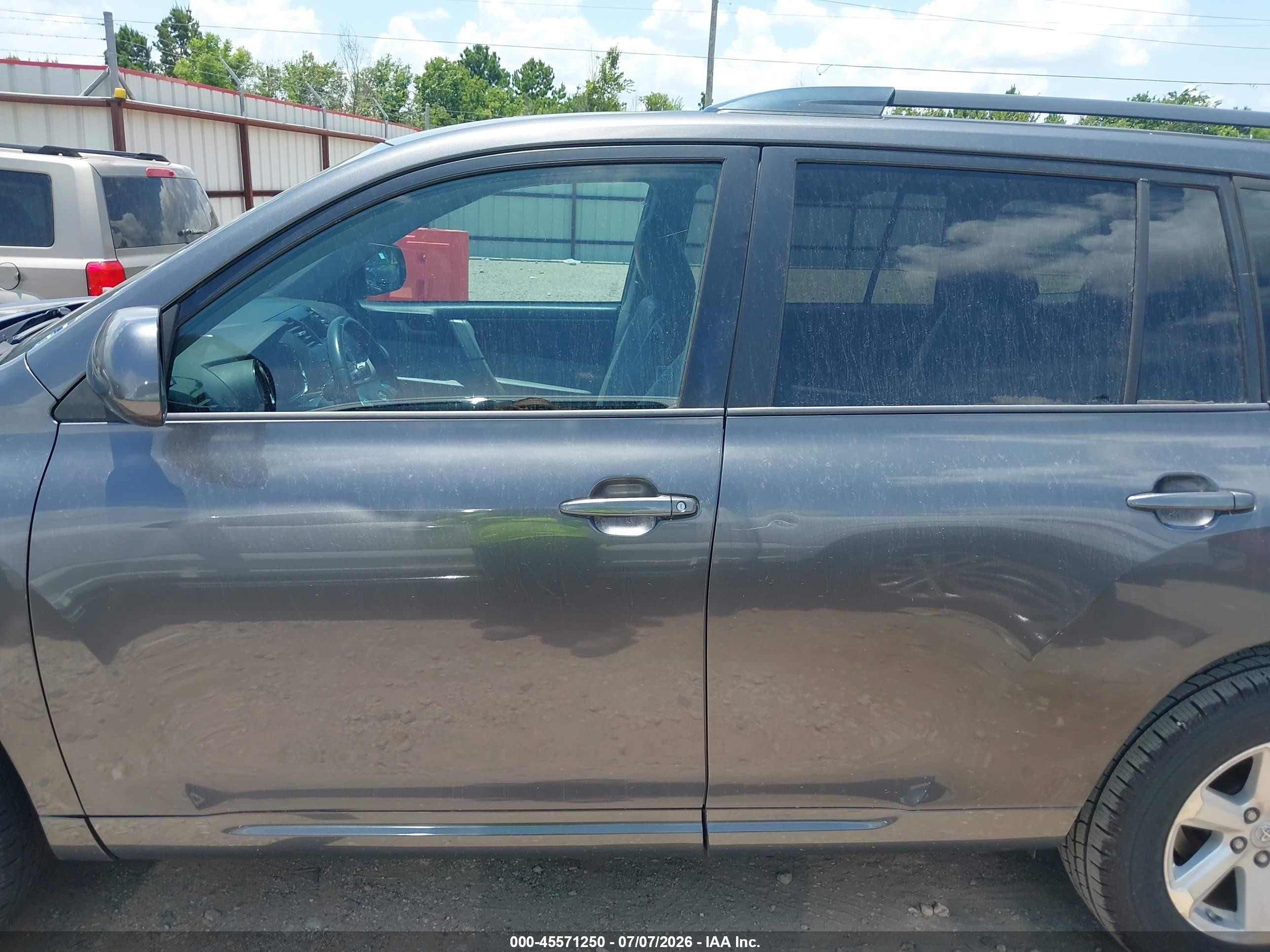 2010 Toyota Highlander Se V6 Gray vin: 5TDKK3EH5AS020486