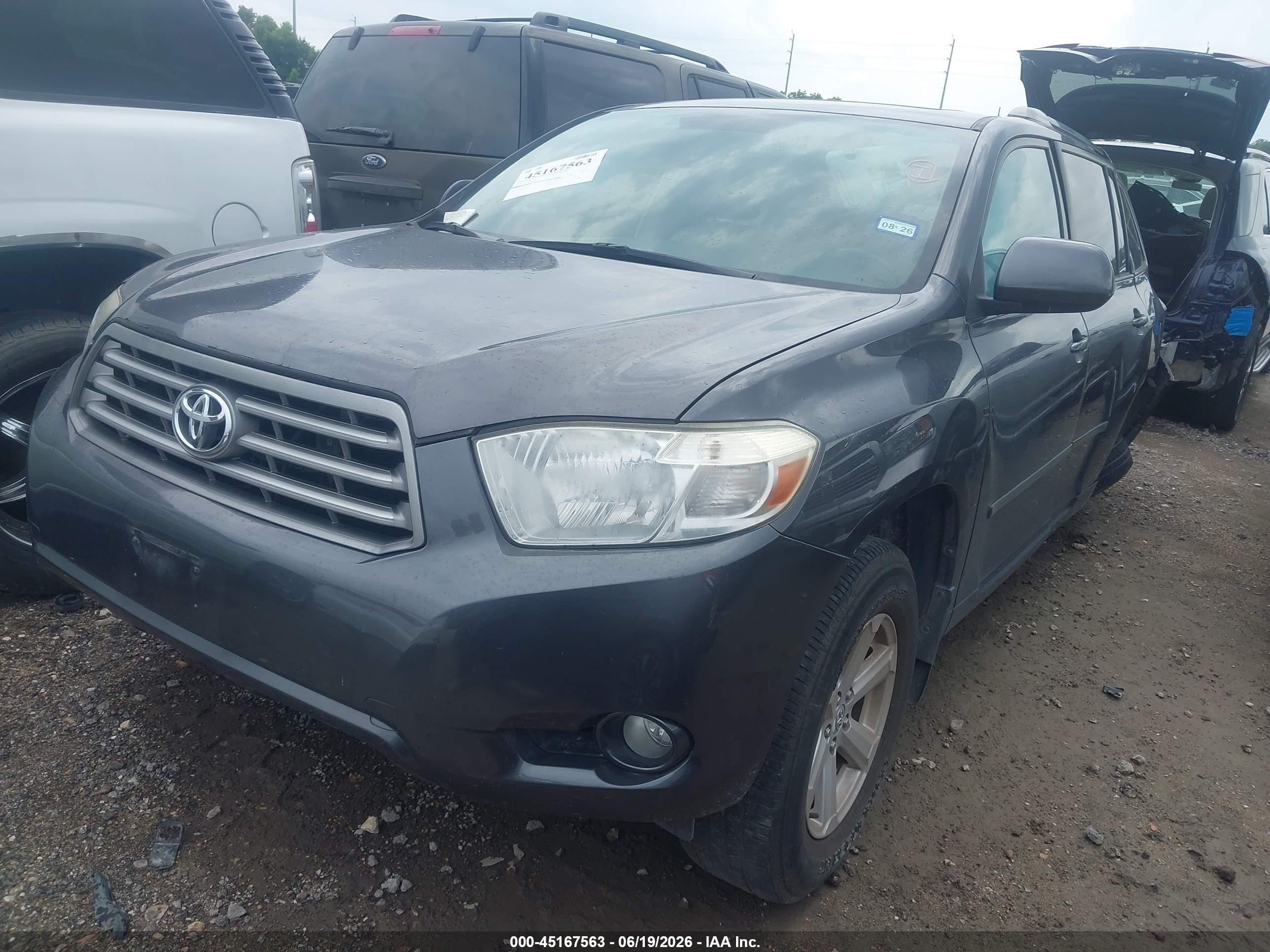 2010 Toyota Highlander Se V6 Gray vin: 5TDKK3EH6AS006273
