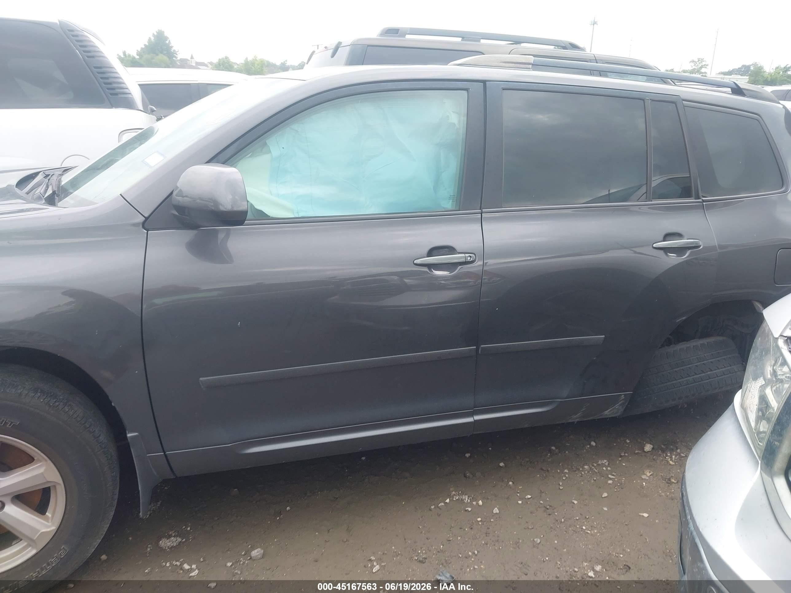 2010 Toyota Highlander Se V6 Gray vin: 5TDKK3EH6AS006273