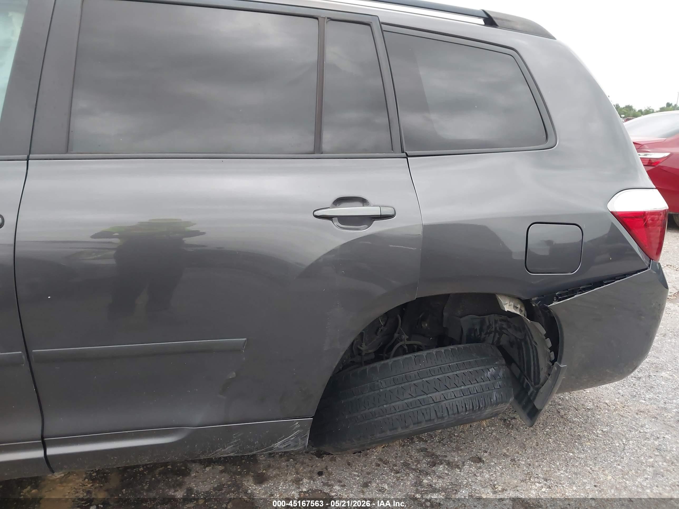 2010 Toyota Highlander Se V6 Gray vin: 5TDKK3EH6AS006273