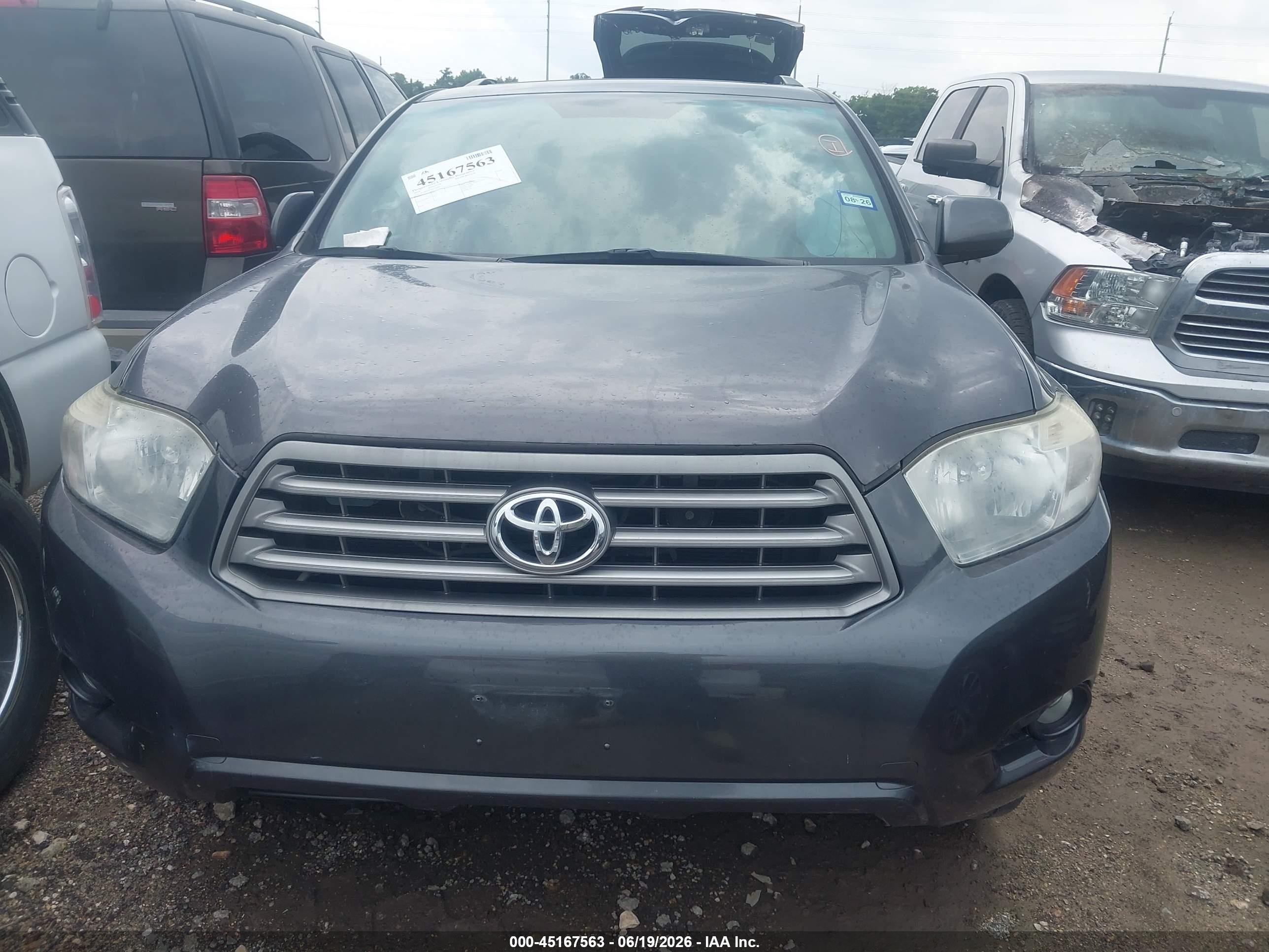 2010 Toyota Highlander Se V6 Gray vin: 5TDKK3EH6AS006273