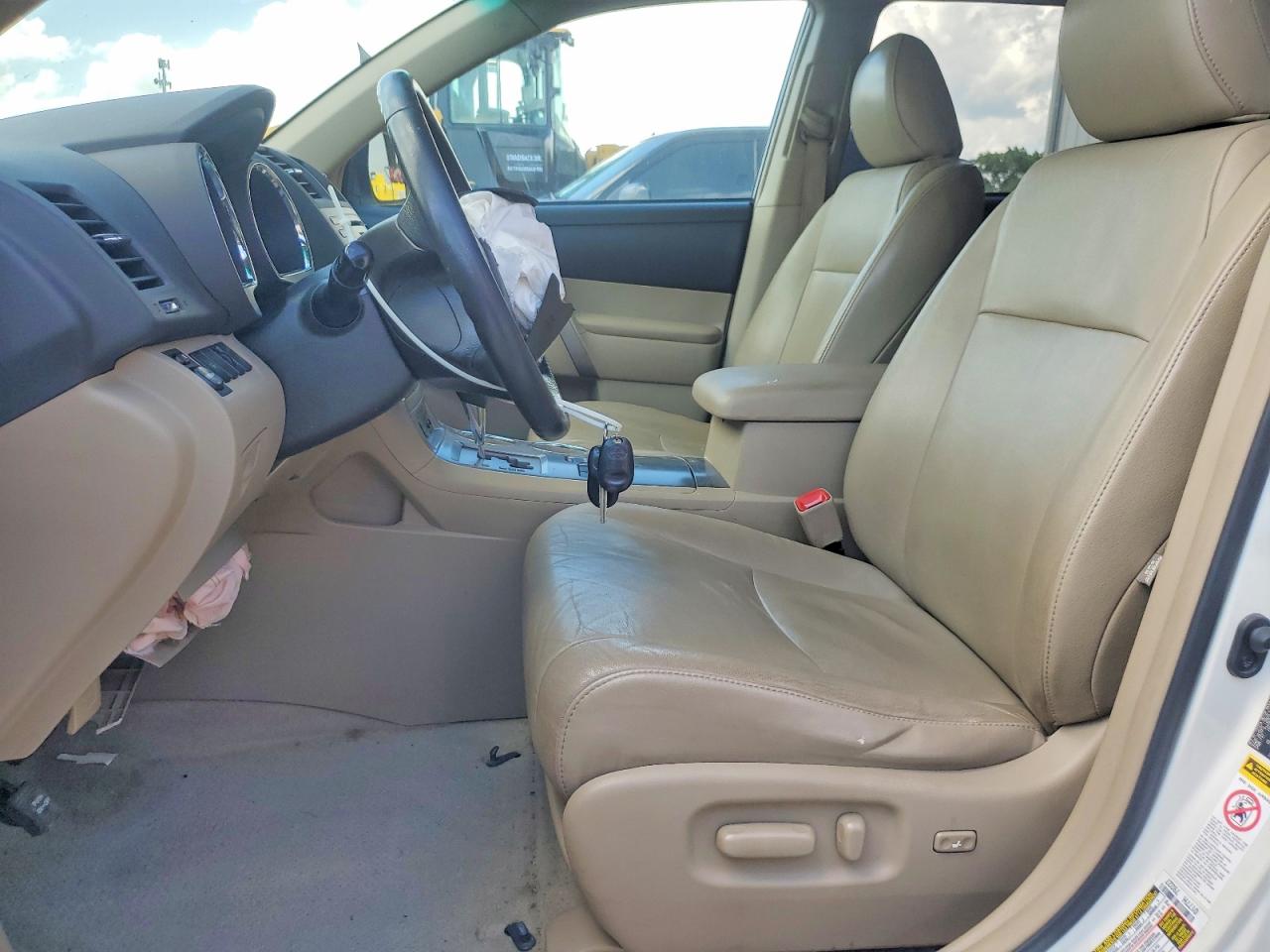 2010 Toyota Highlander Se White vin: 5TDKK3EH6AS007374